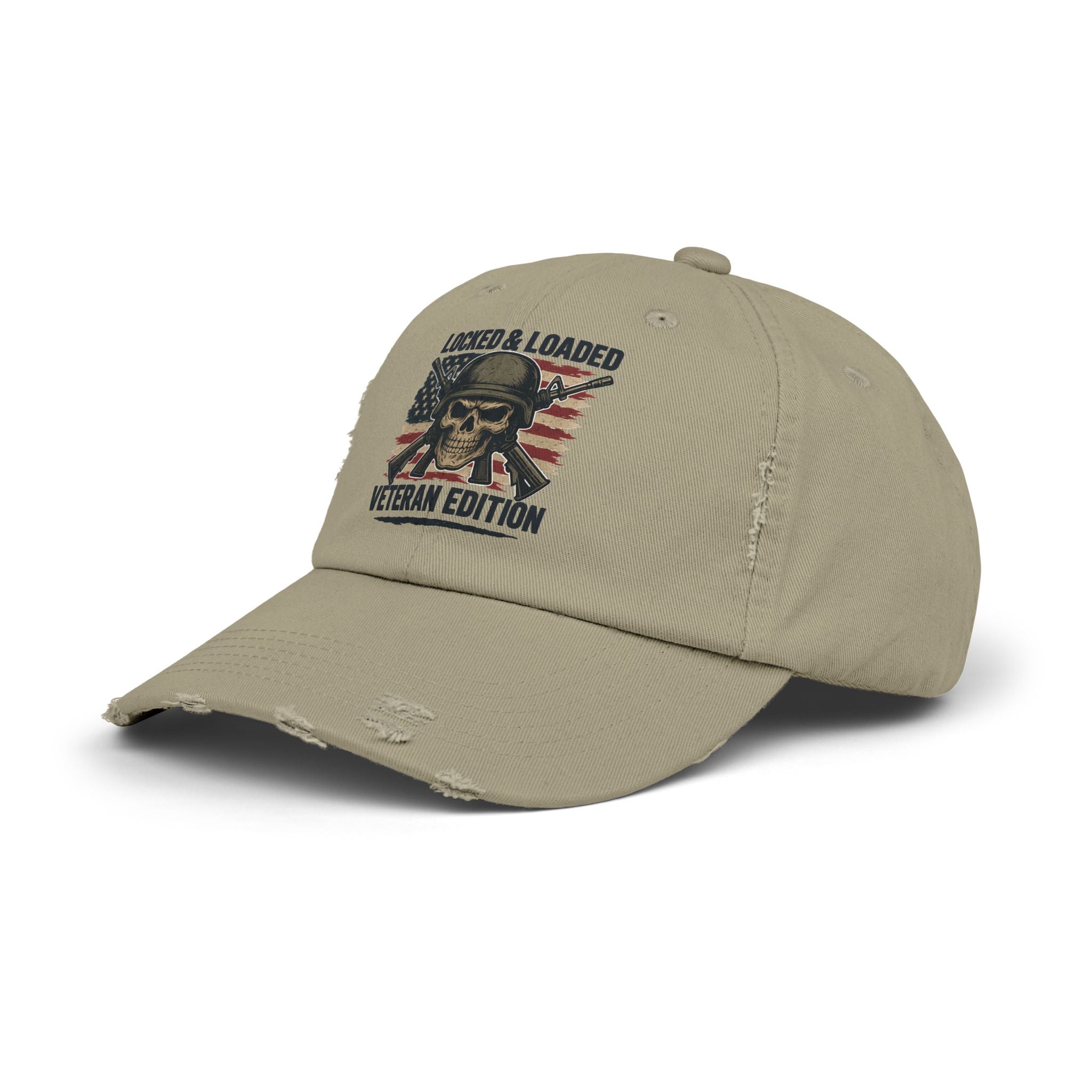 locked & loaded Unisex Distressed Cap