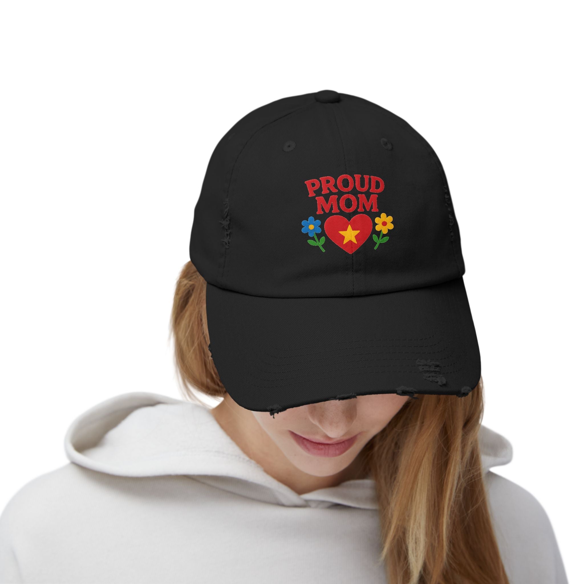 Cap - A Mom's Love Is Like No Other Distressed Unisex Cap