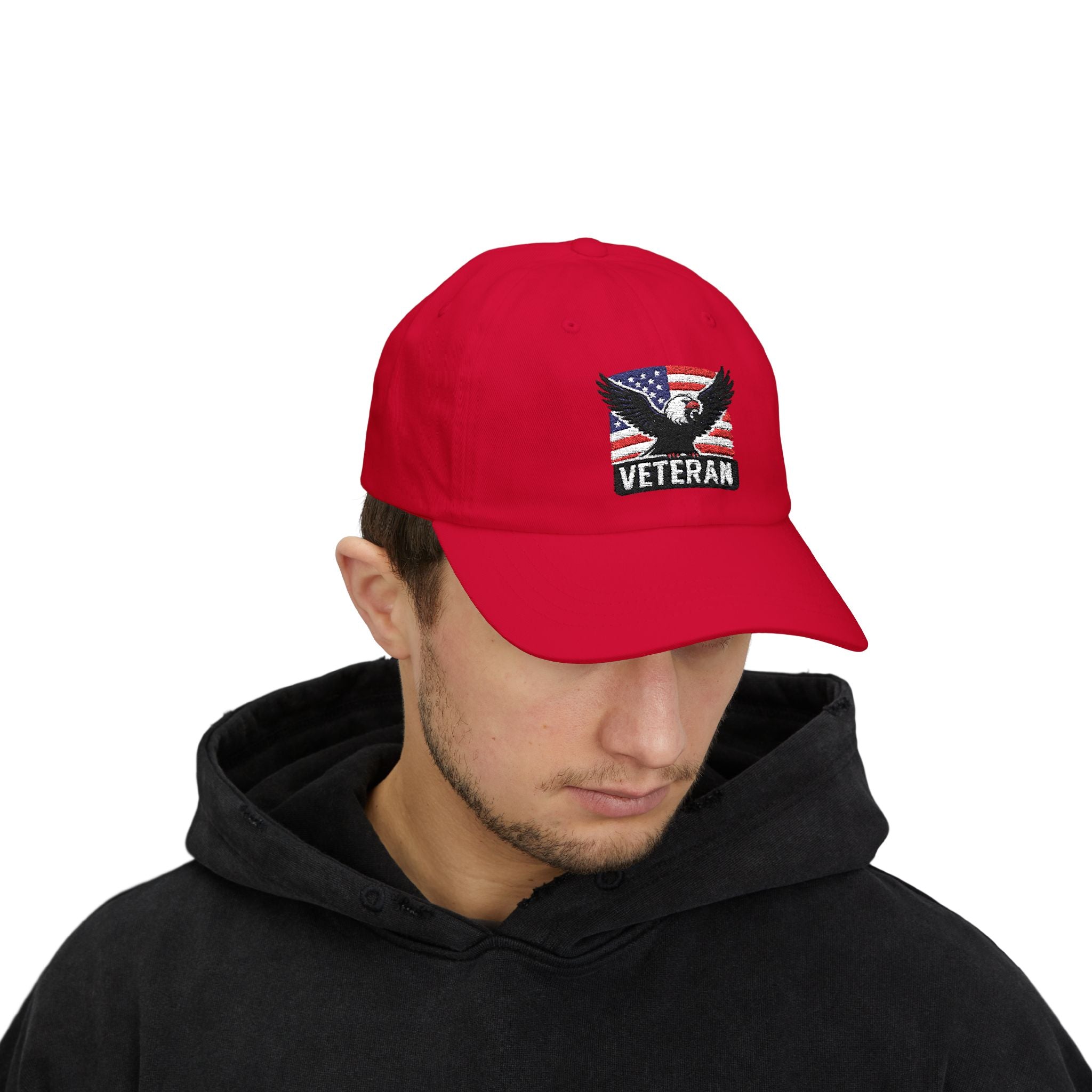 Patriotic Veteran Dad Cap, USA Flag Hat, Gifts for Veterans, Embroidered Baseball Cap, Casual Everyday Wear