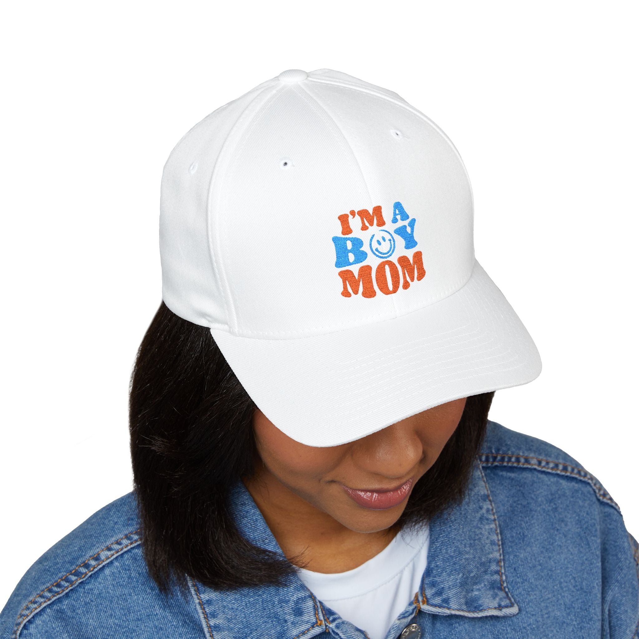 Hat - Boy Moms Are Brave and Dedicated Embroidered Cap