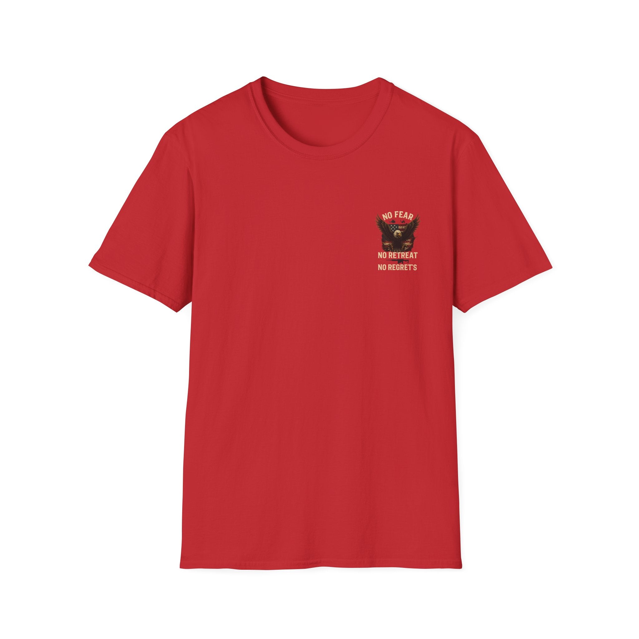 Unisex Graphic Tee | No Fear, No Retreat, No Regrets T-Shirt