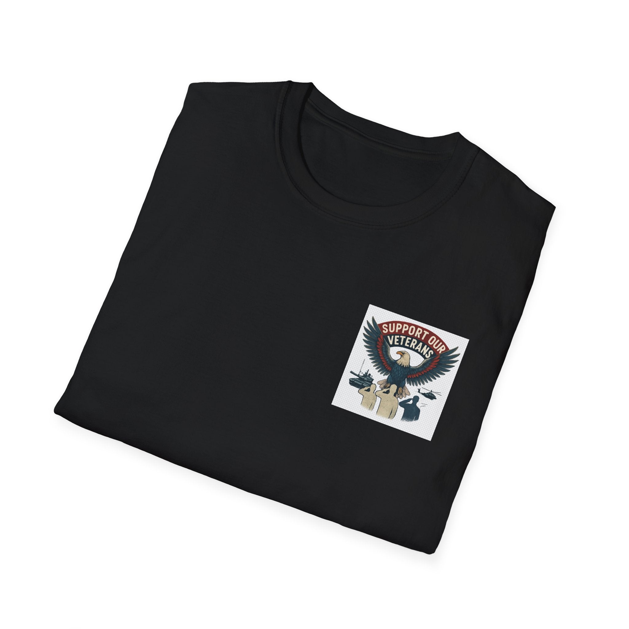 Support Our Veterans T-Shirt | Unisex Softstyle Tee