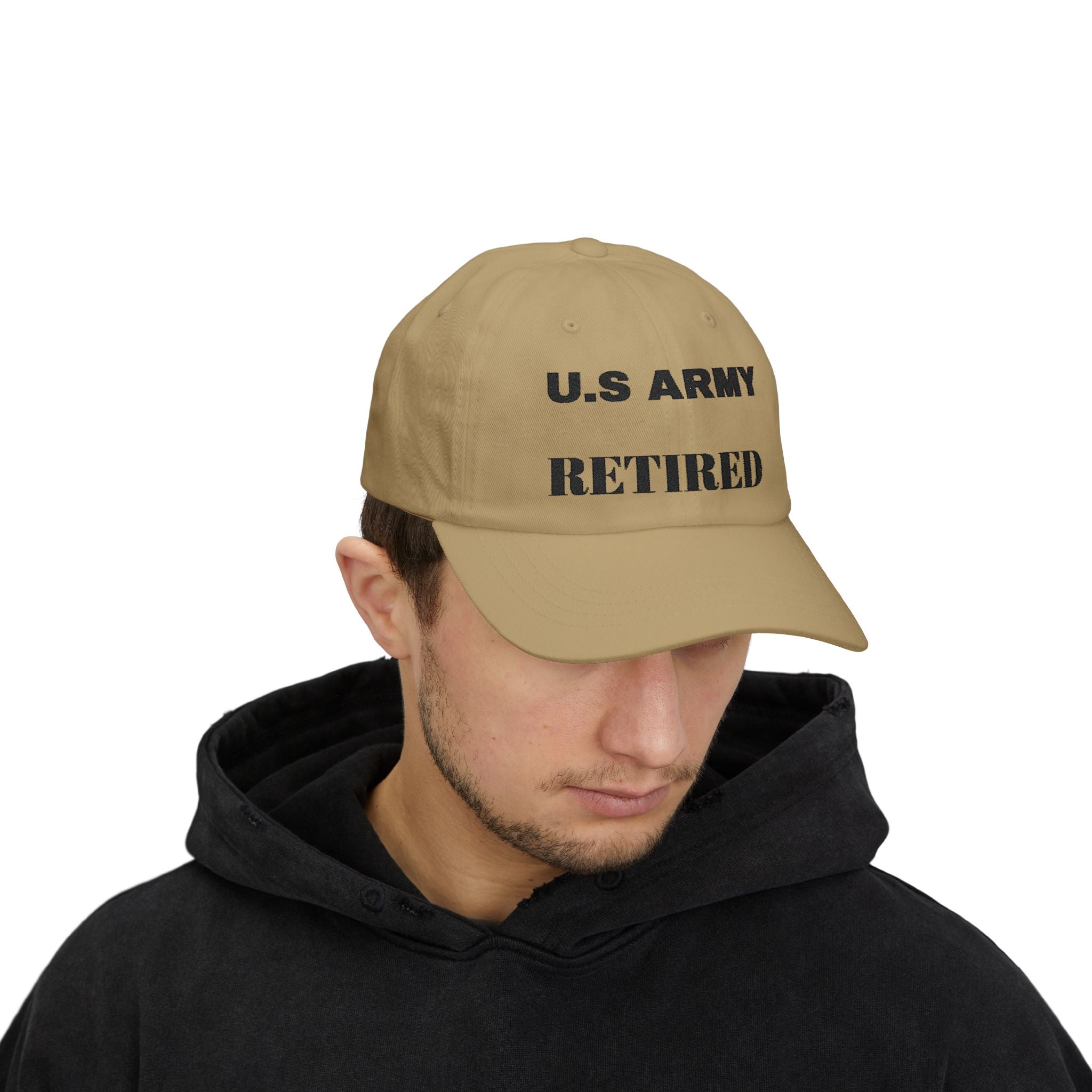 U.S. Army Retired Cap - Classic Dad Cap for Veterans, Military Gift, Casual Wear, Unisex Hat, Patriotic Accessory