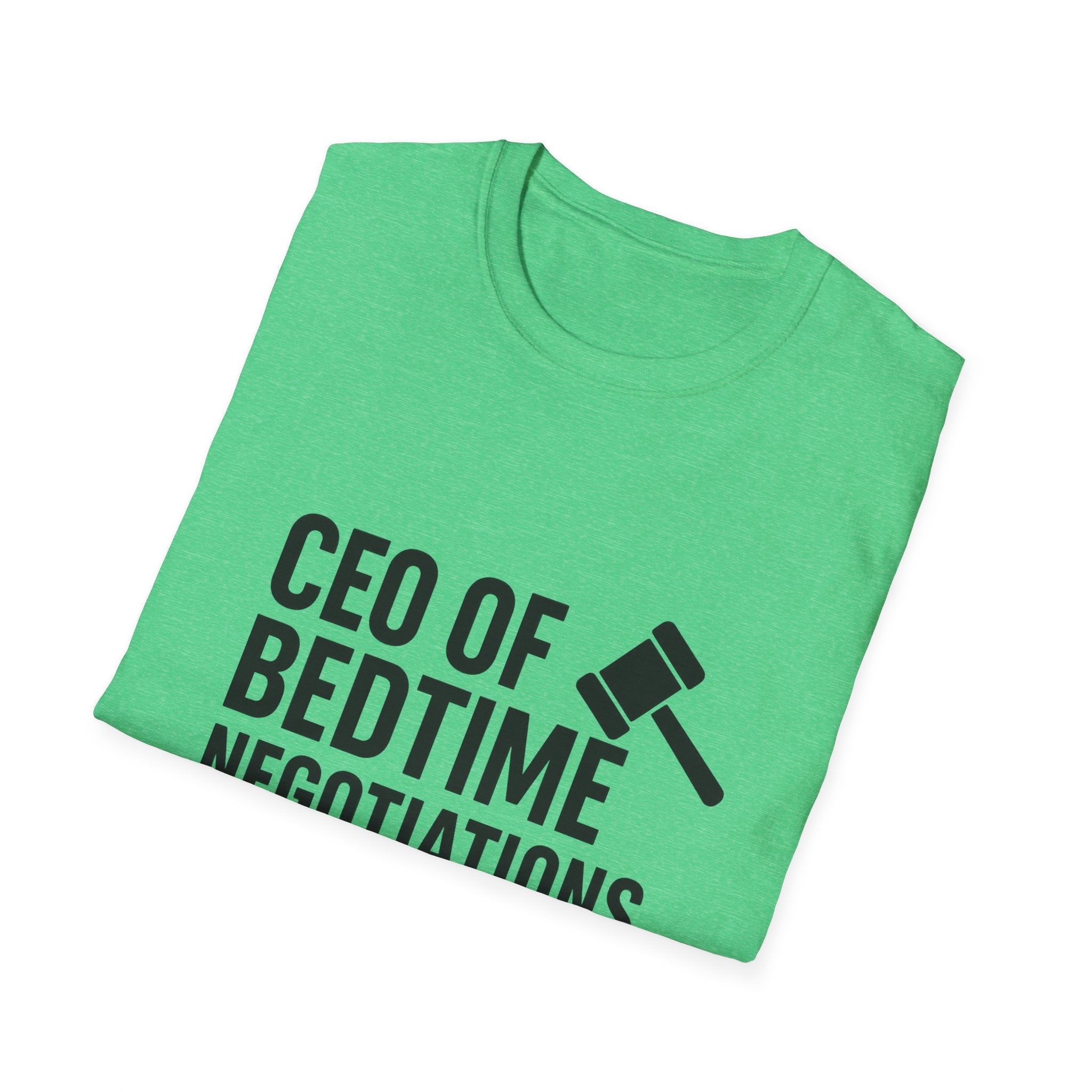 CEO of Bedtime Negotiations Unisex Softstyle T-Shirts