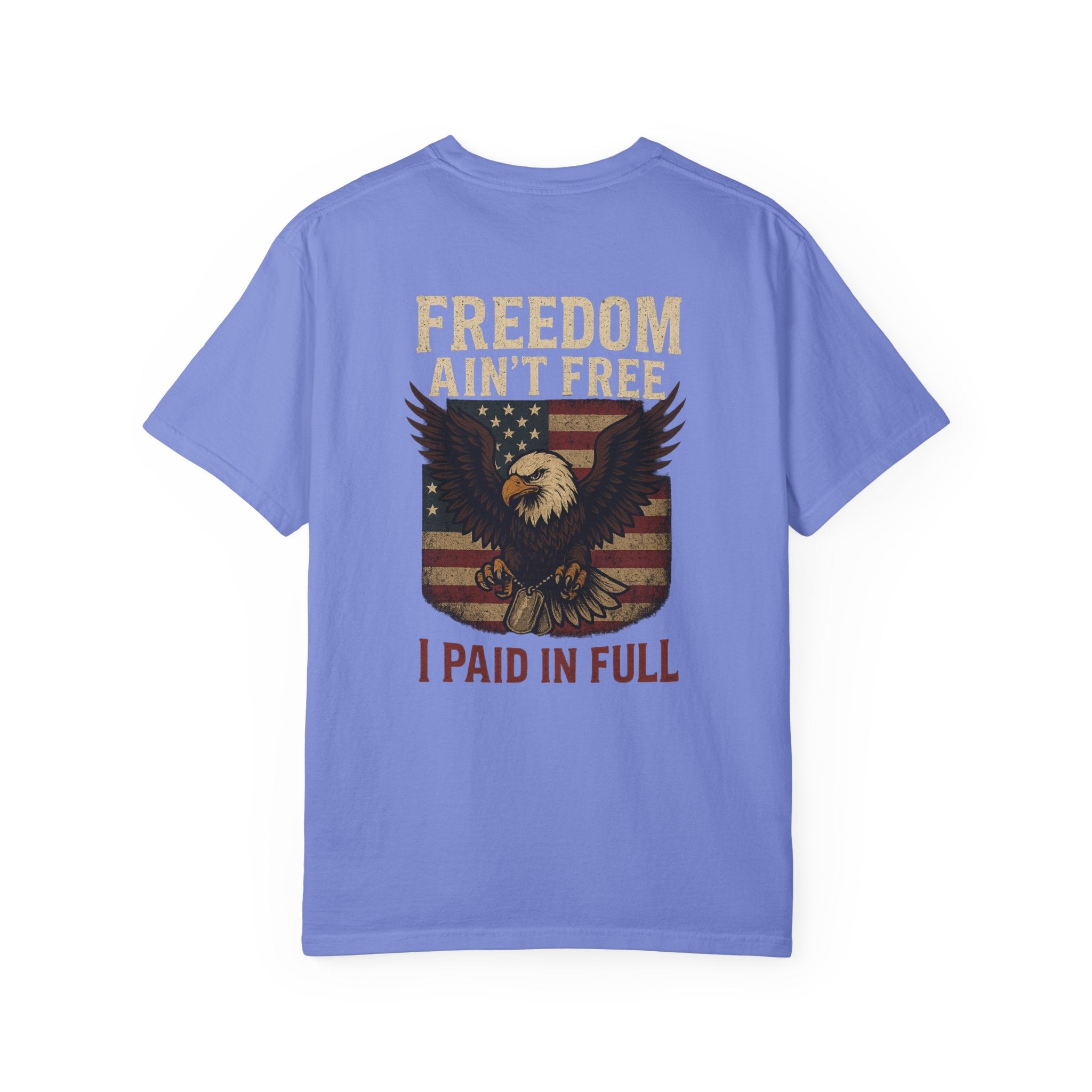 Patriotic Eagle T-Shirt - Freedom Ain't Free, Unisex Casual Tee