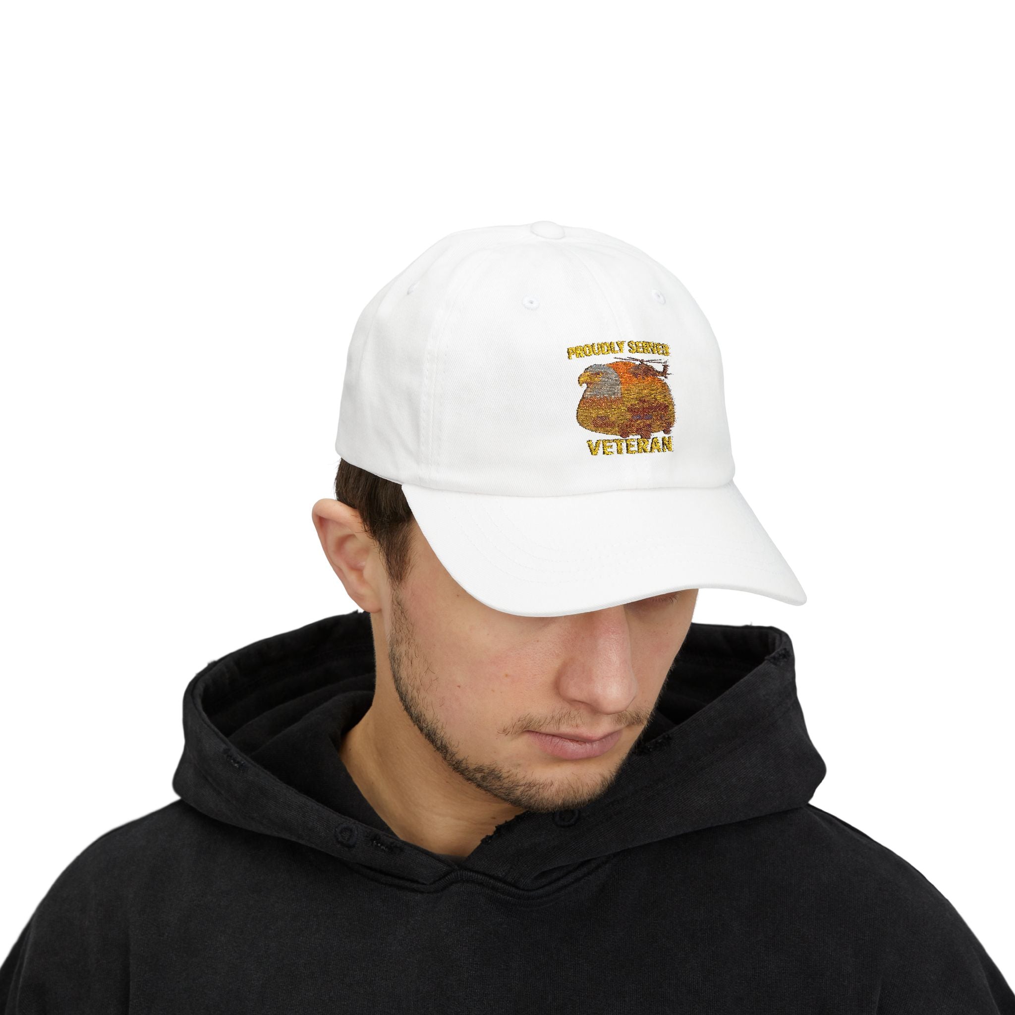 Veteran Dad Cap, proudly served veteran