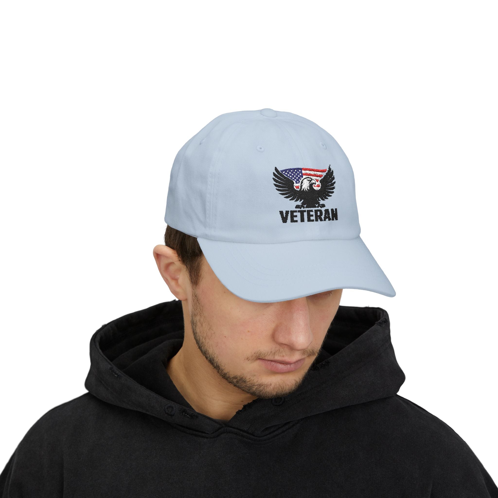 Patriotic Veteran Dad Cap | Adjustable Baseball Hat | Gift for Veterans | Casual Outdoor Wear | 4th of July