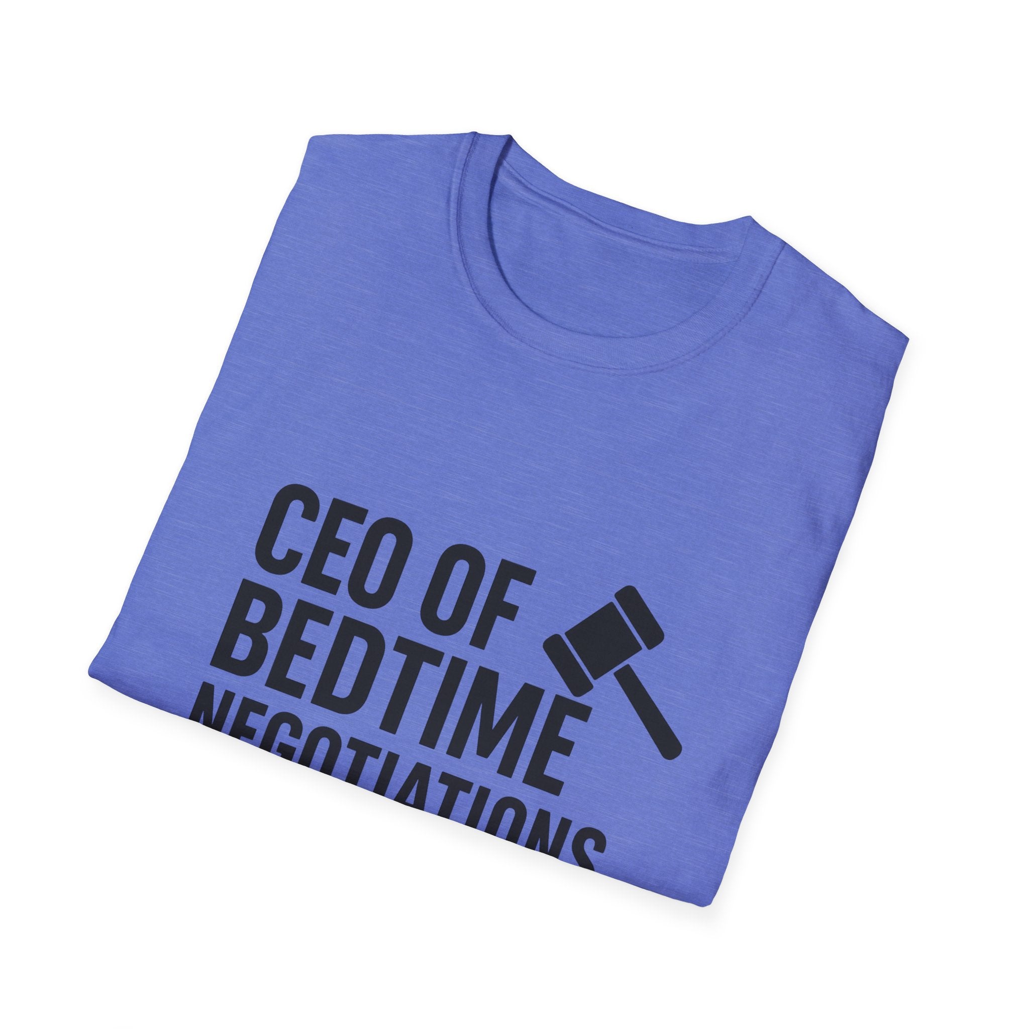 CEO of Bedtime Negotiations Unisex Softstyle T-Shirts