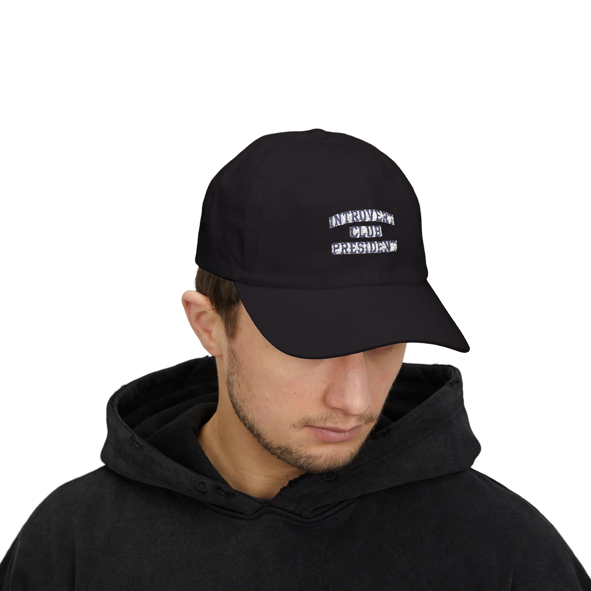 Introvert Club President Dad Cap