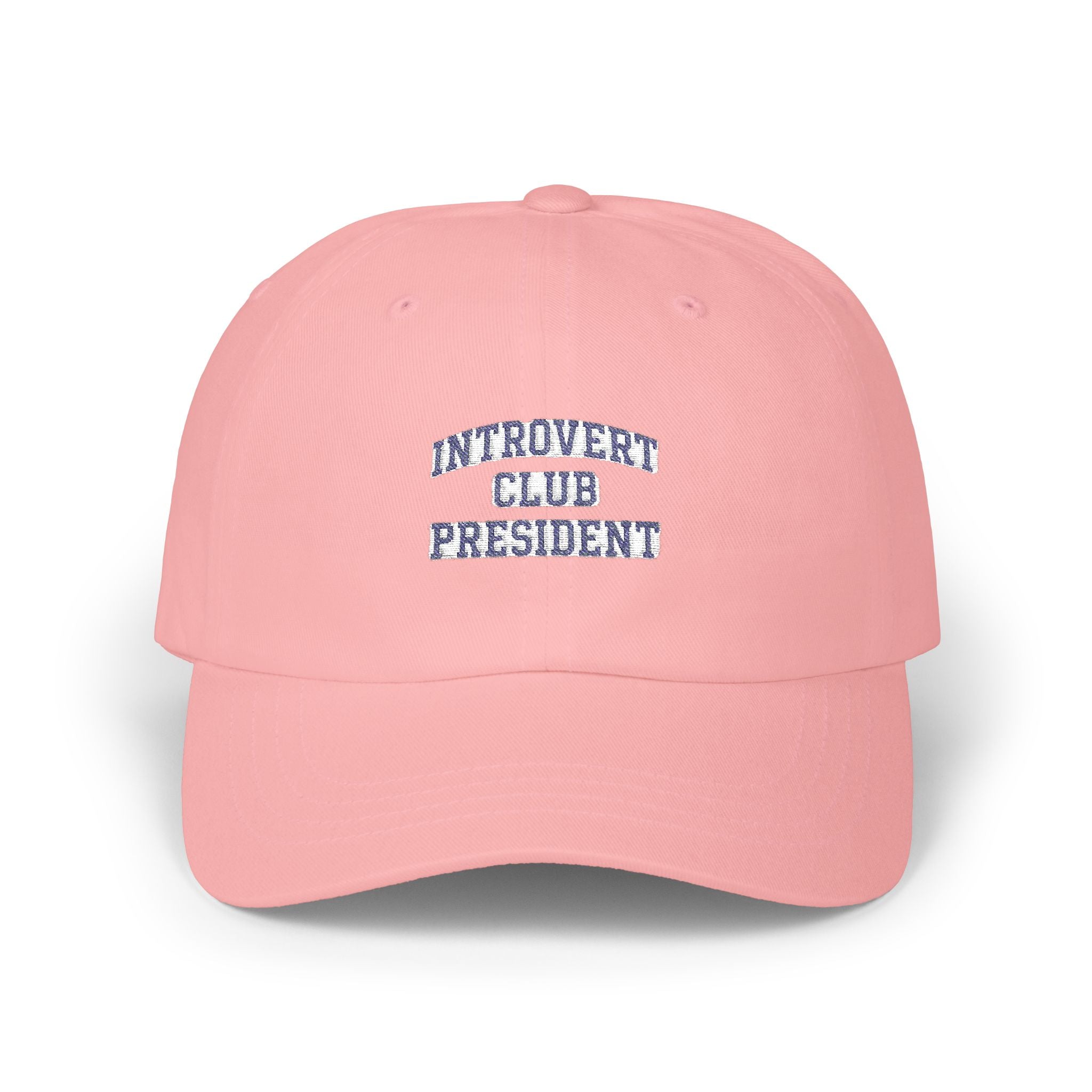 Introvert Club President Dad Cap