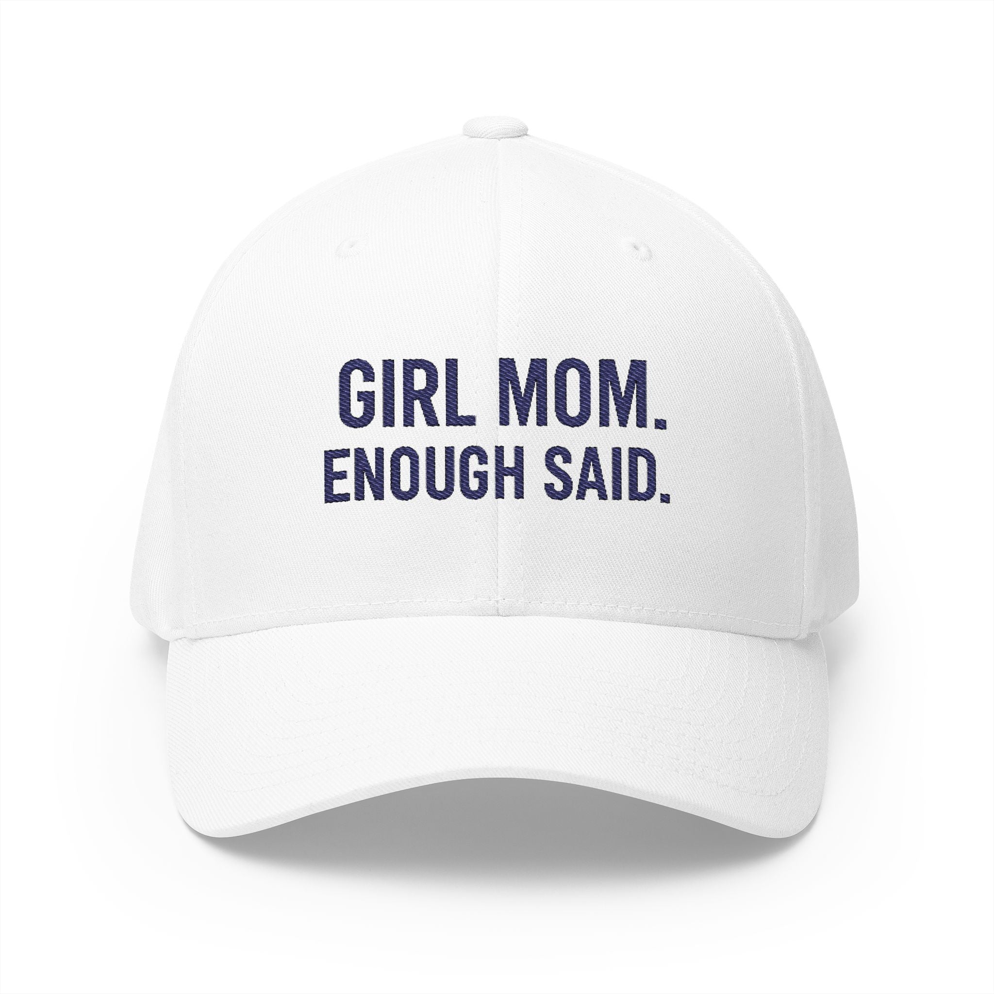 Girl Mom Embroidered Cap, Gift for Mothers, Stylish Hat for Casual Wear, Perfect for Baby Showers, Mother's Day Gift