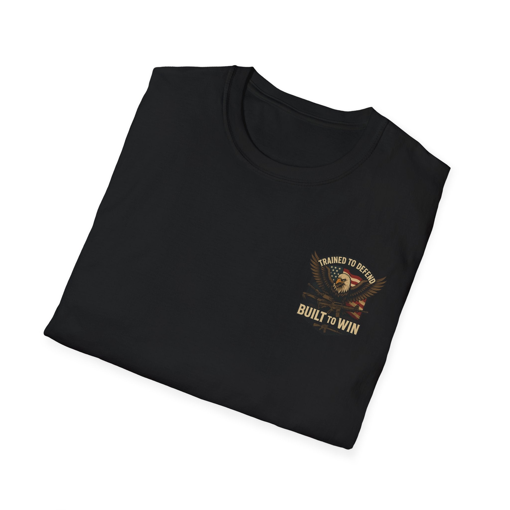 built to win, Patriotic Graphic Tee, Eagle Shirt, Veteran Apparel