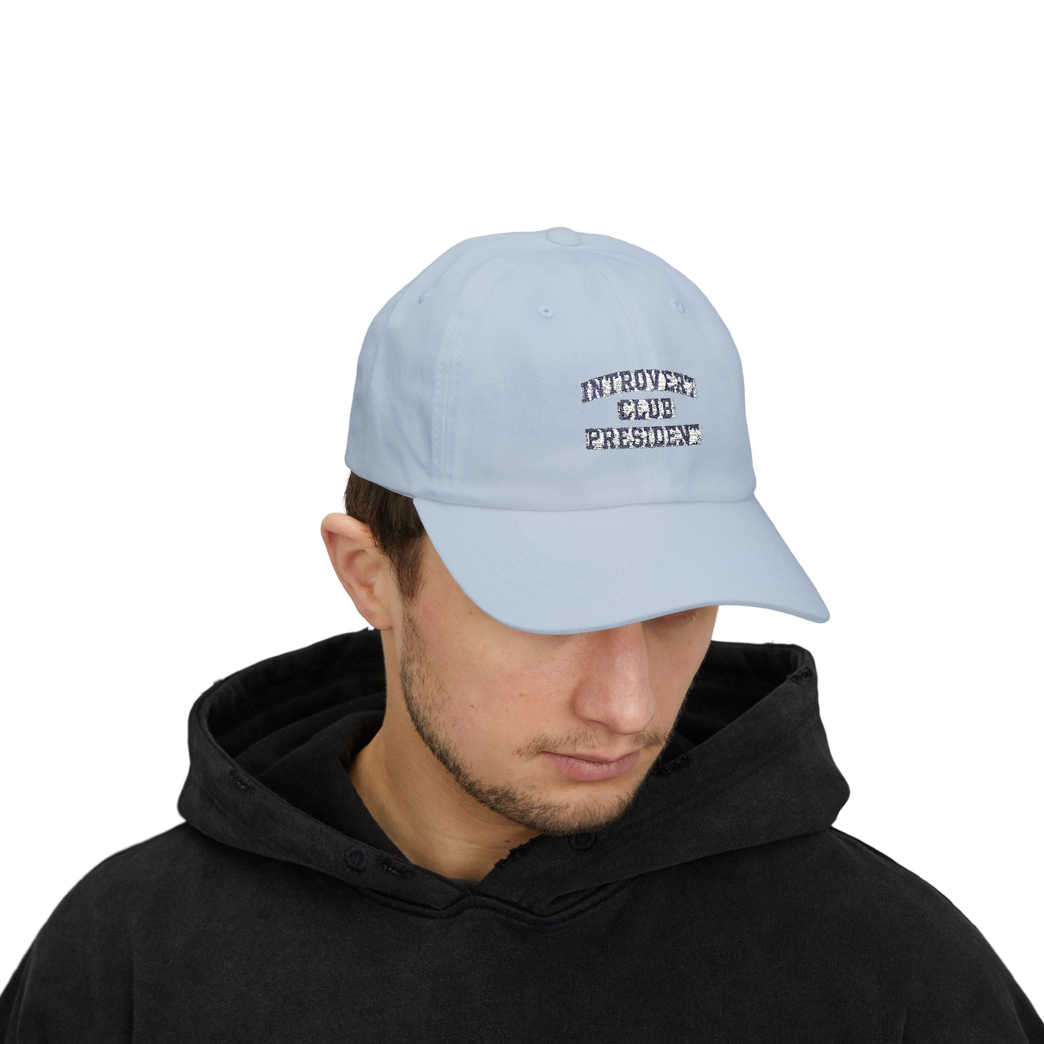 Introvert Club President Dad Cap