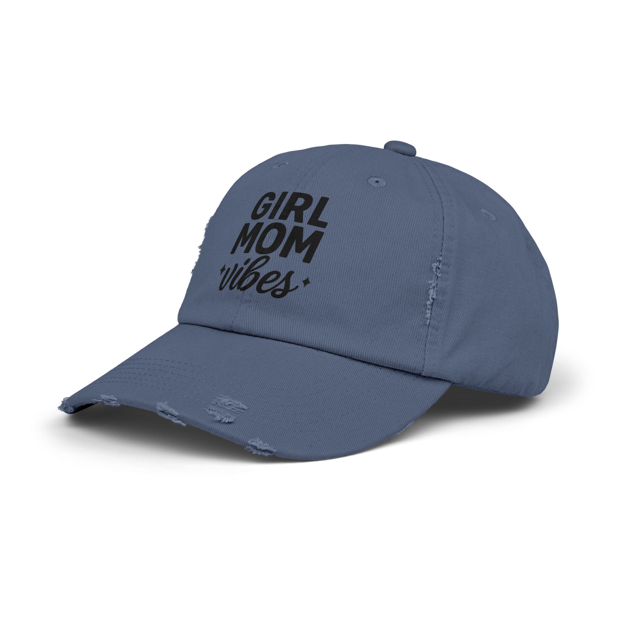 Unisex Distressed Cap for Girl Moms, Casual Hat Gift, Trendy Headwear, Summer Accessory, Outdoor Fashion, Everyday Wear