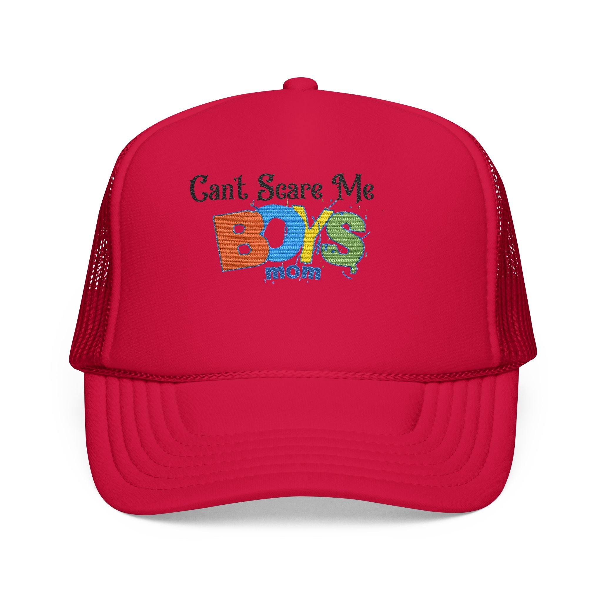 Trucker Hat - 'Don't Mess with Boy Moms' Embroidered Design