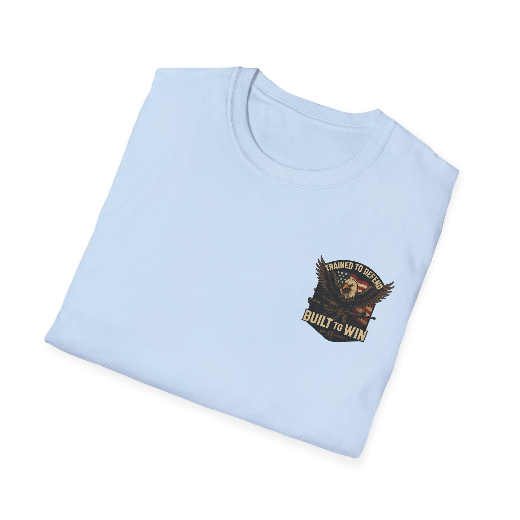 built to win, Patriotic Graphic Tee, Eagle Shirt, Veteran Apparel