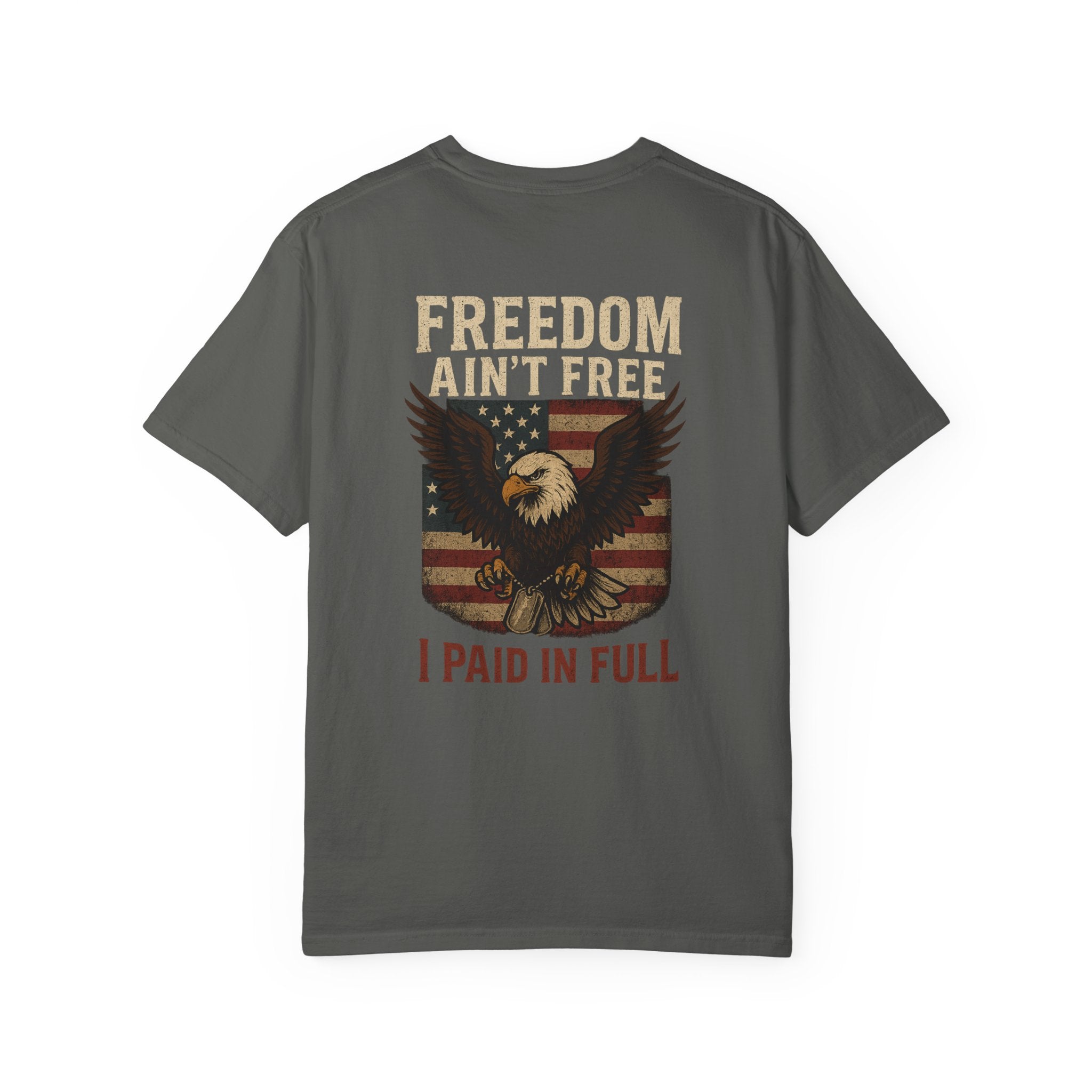 Patriotic Eagle T-Shirt - Freedom Ain't Free, Unisex Casual Tee