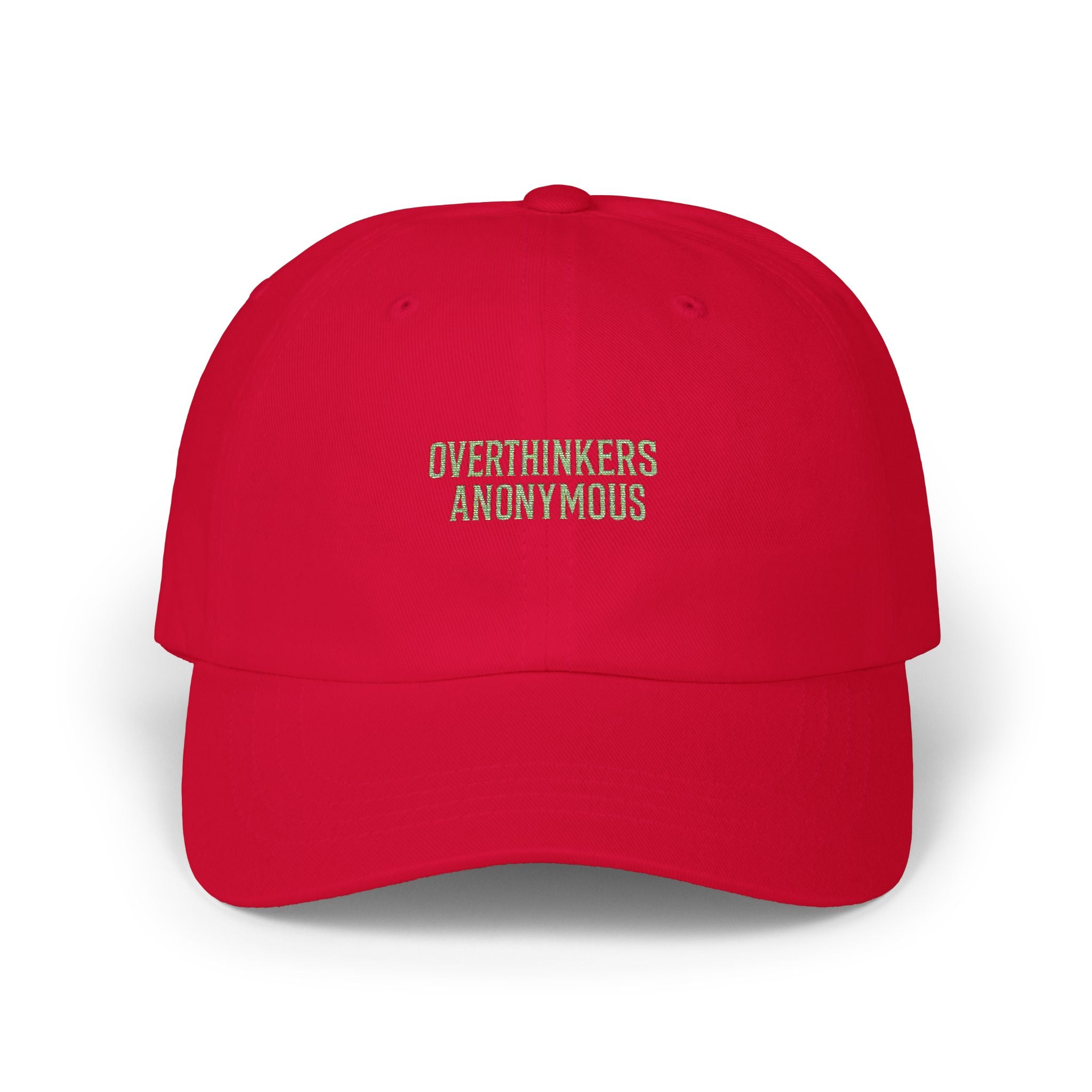 Overthinkers Anonymous Dad Cap