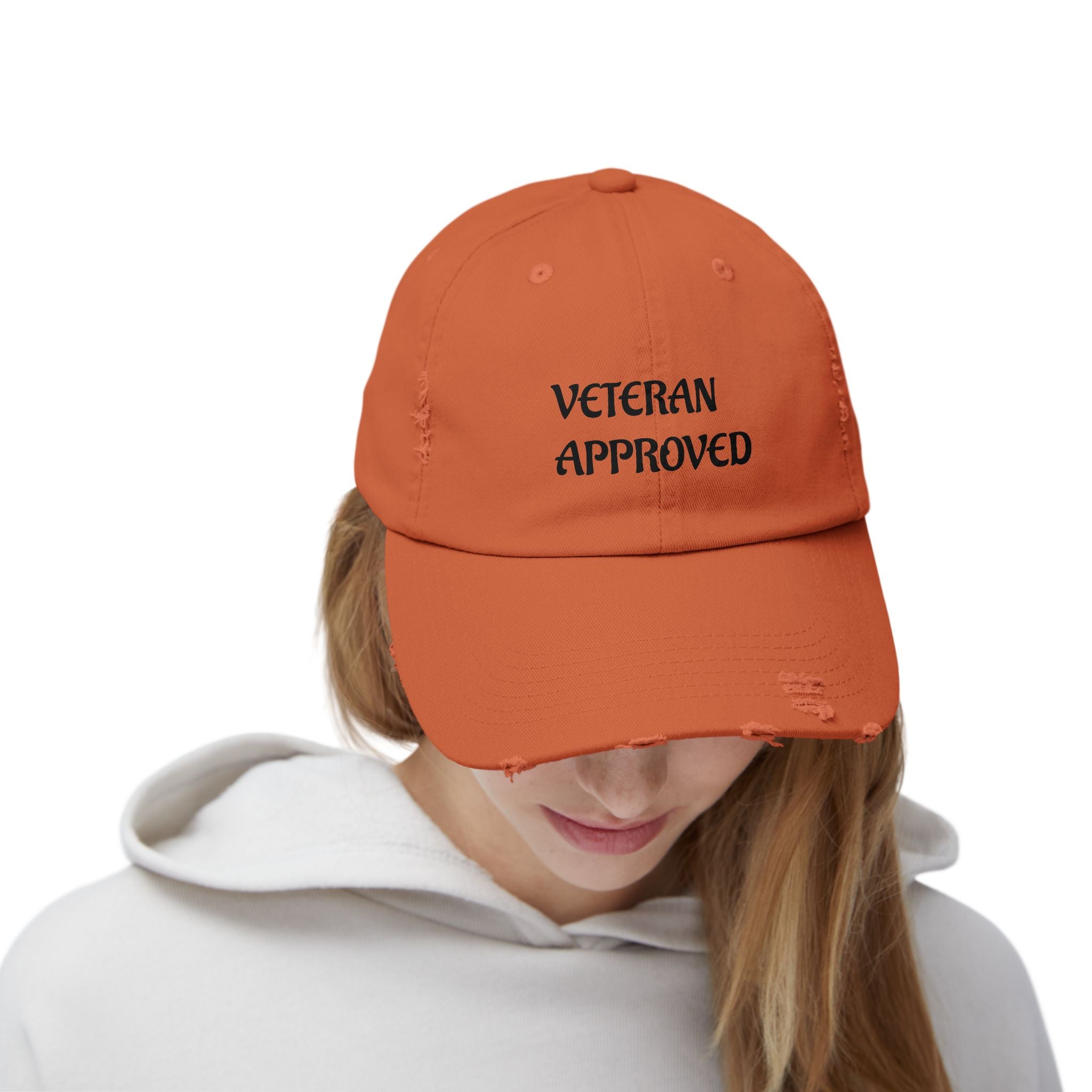 Veteran Approved Distressed Cap | Unisex Hat for Casual Style | Ideal for Veterans Day, Gift for Military Families, Everyday Wear, [...]