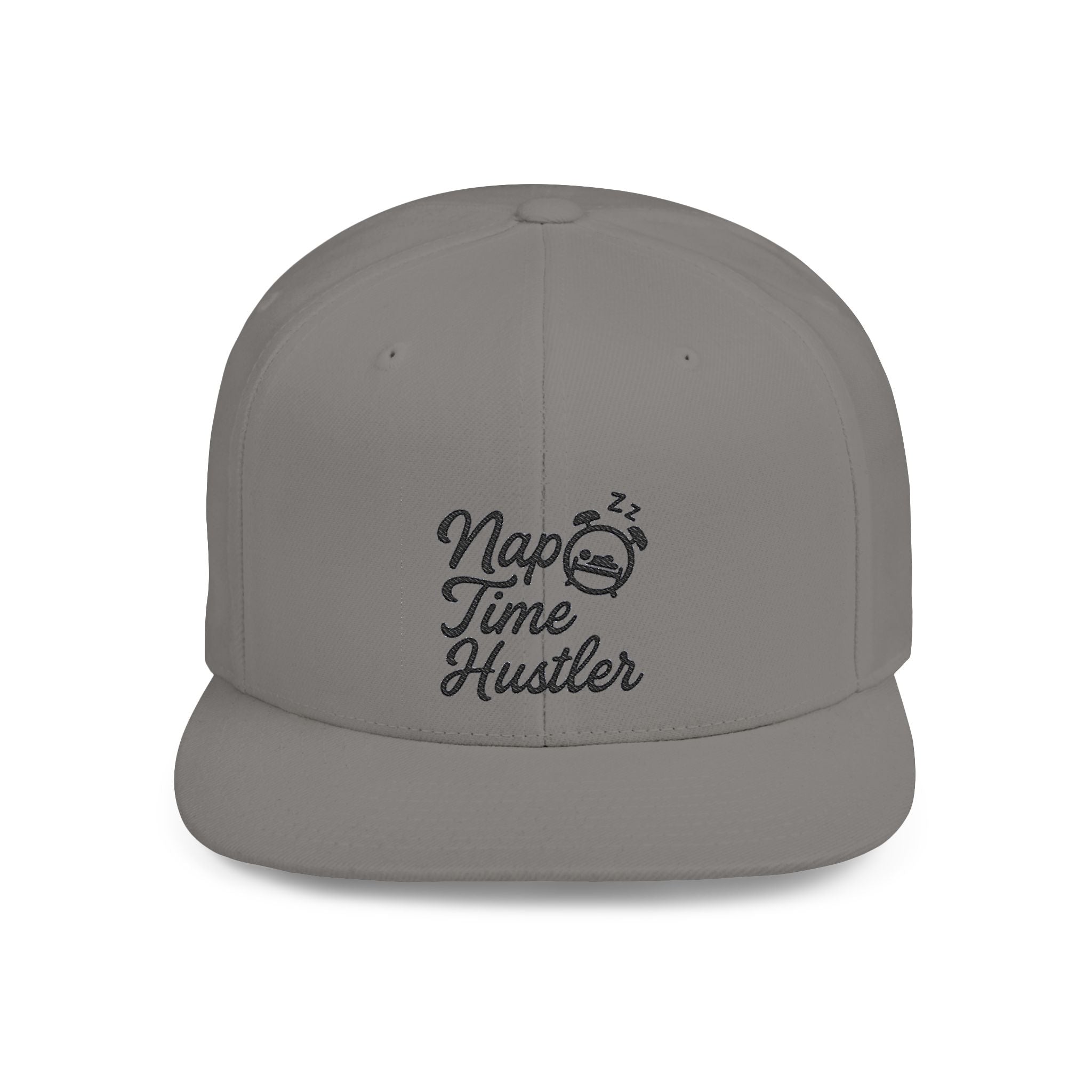 Nap Time Hustler Flat Bill Snapback