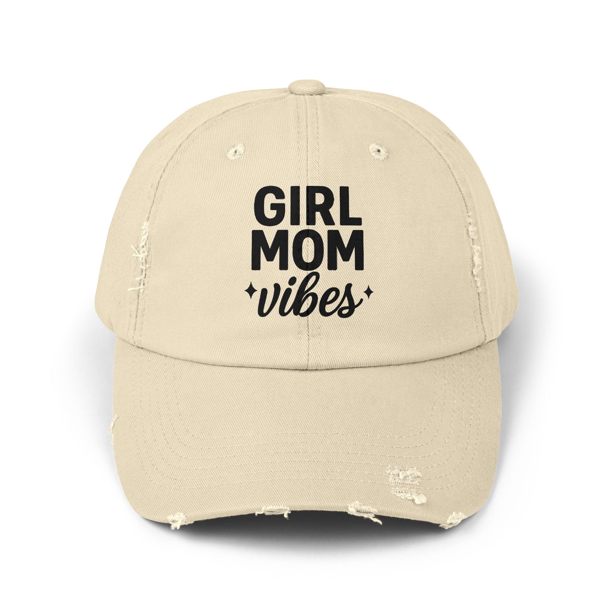 Unisex Distressed Cap for Girl Moms, Casual Hat Gift, Trendy Headwear, Summer Accessory, Outdoor Fashion, Everyday Wear