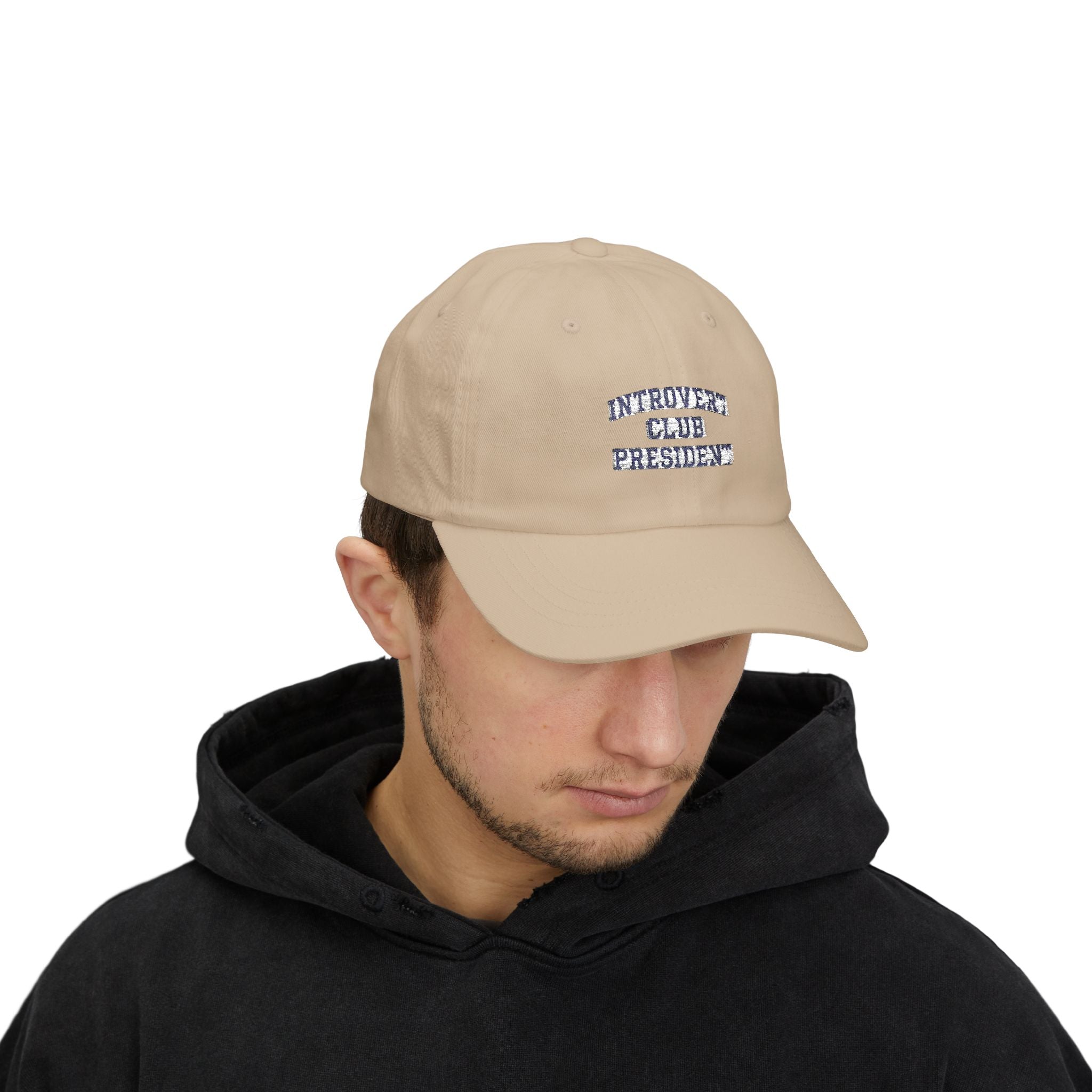 Introvert Club President Dad Cap