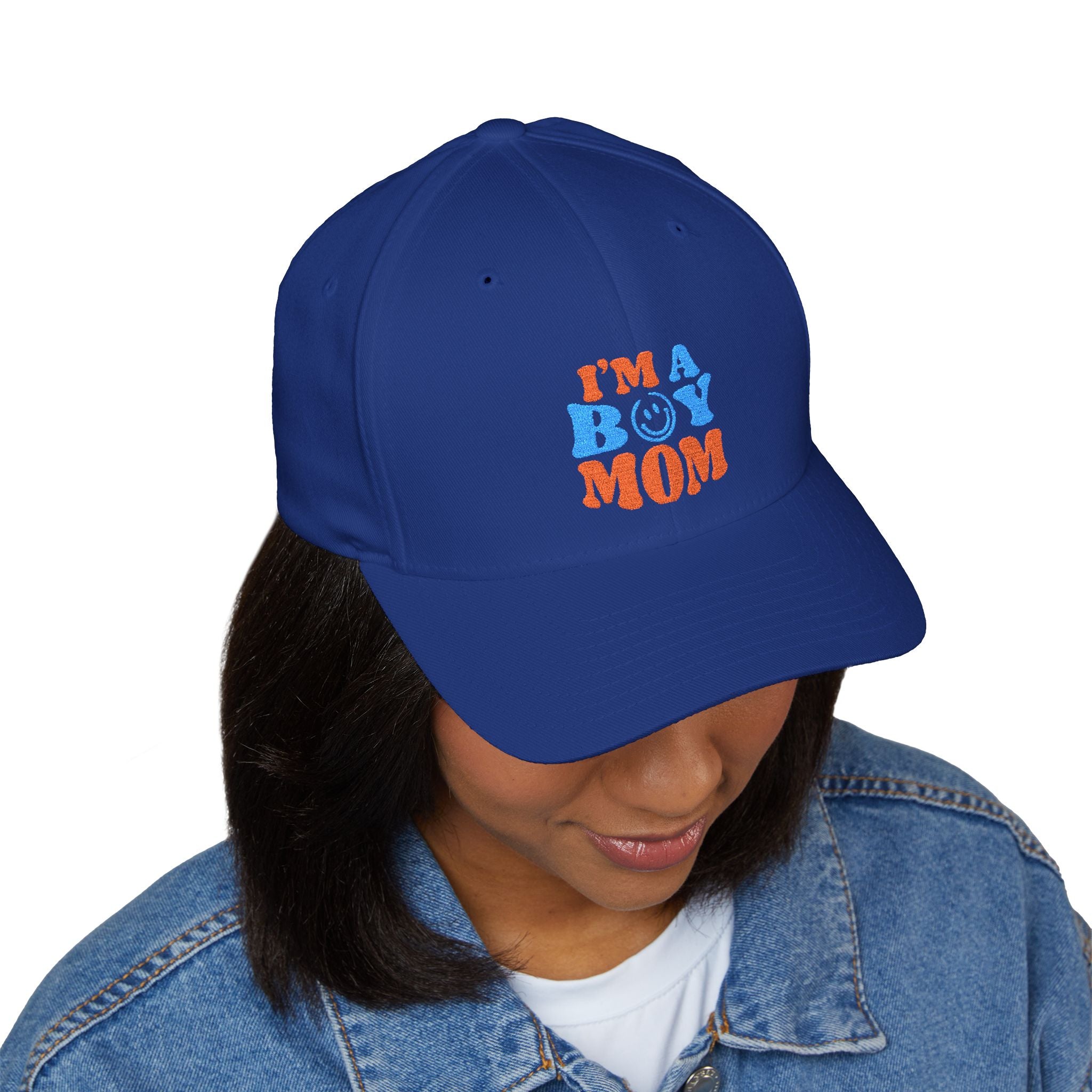 Hat - Boy Moms Are Brave and Dedicated Embroidered Cap