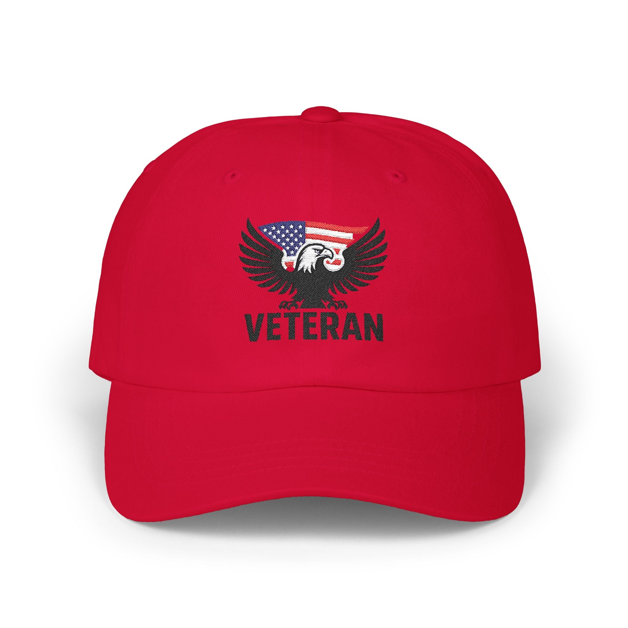 Patriotic Veteran Dad Cap | Adjustable Baseball Hat | Gift for Veterans | Casual Outdoor Wear | 4th of July