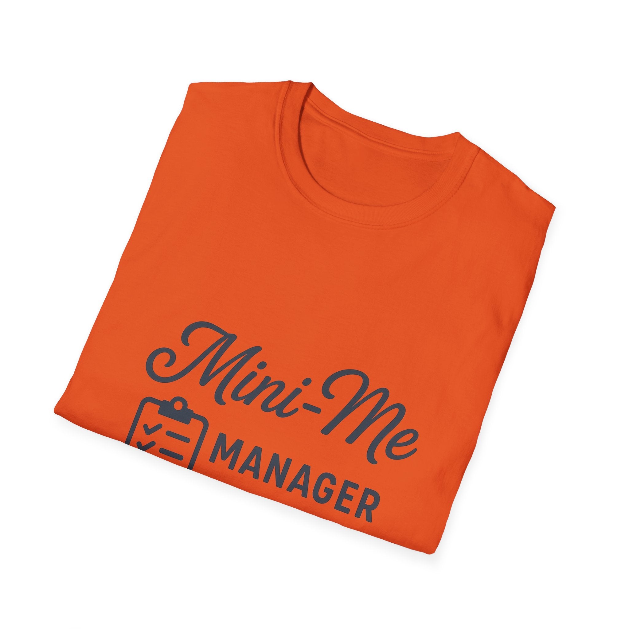 Mini-Me Manager T-Shirt, Cute Parent-Child Matching Shirt