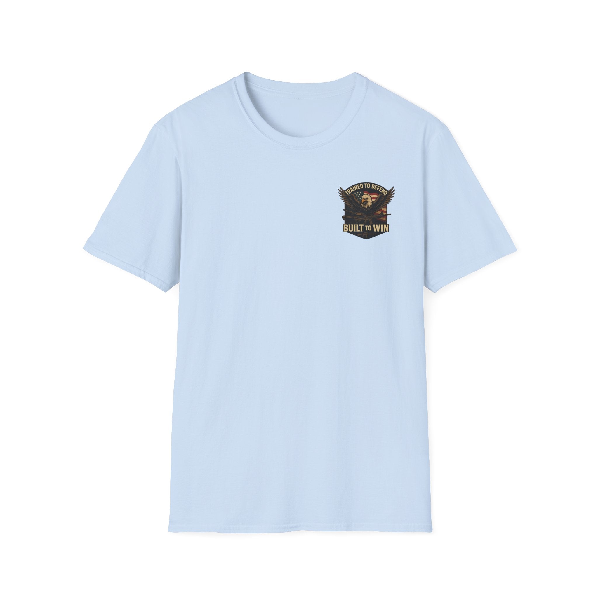 built to win, Patriotic Graphic Tee, Eagle Shirt, Veteran Apparel