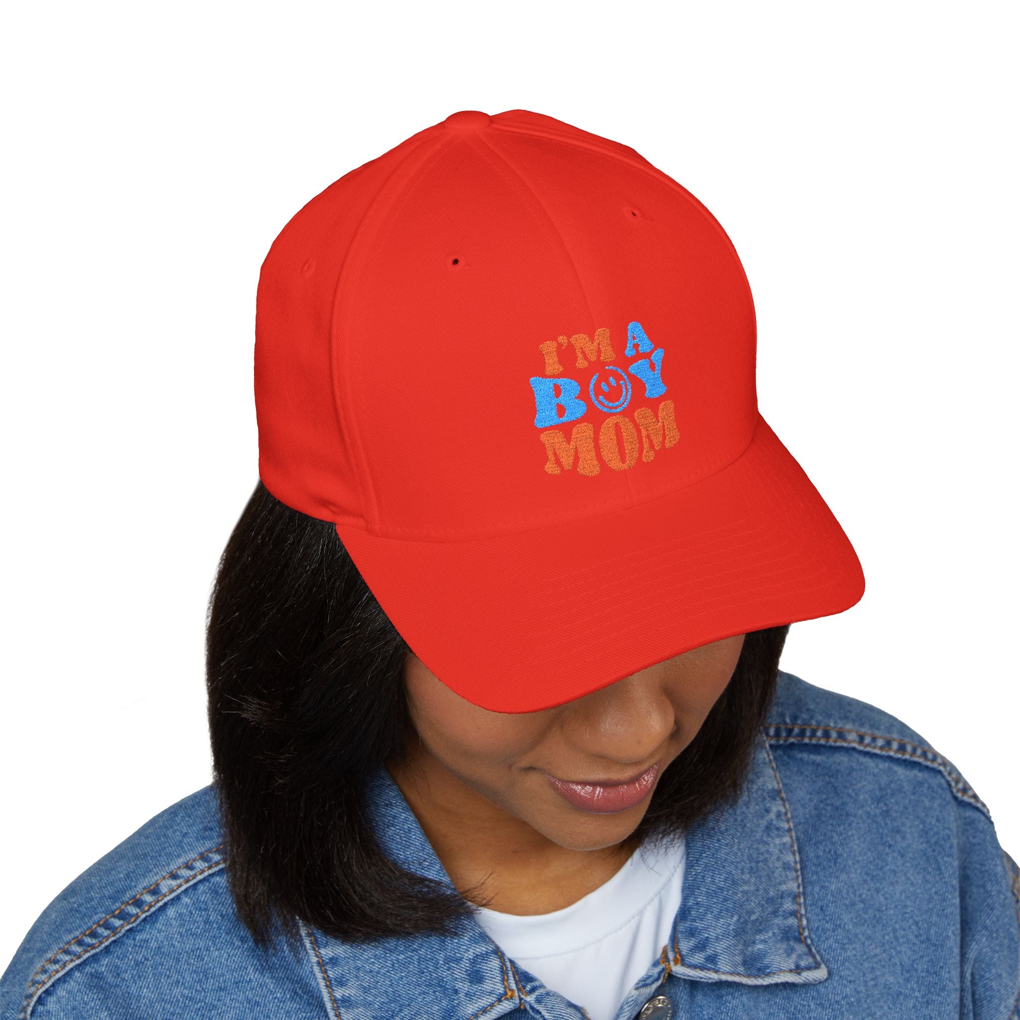 Hat - Boy Moms Are Brave and Dedicated Embroidered Cap
