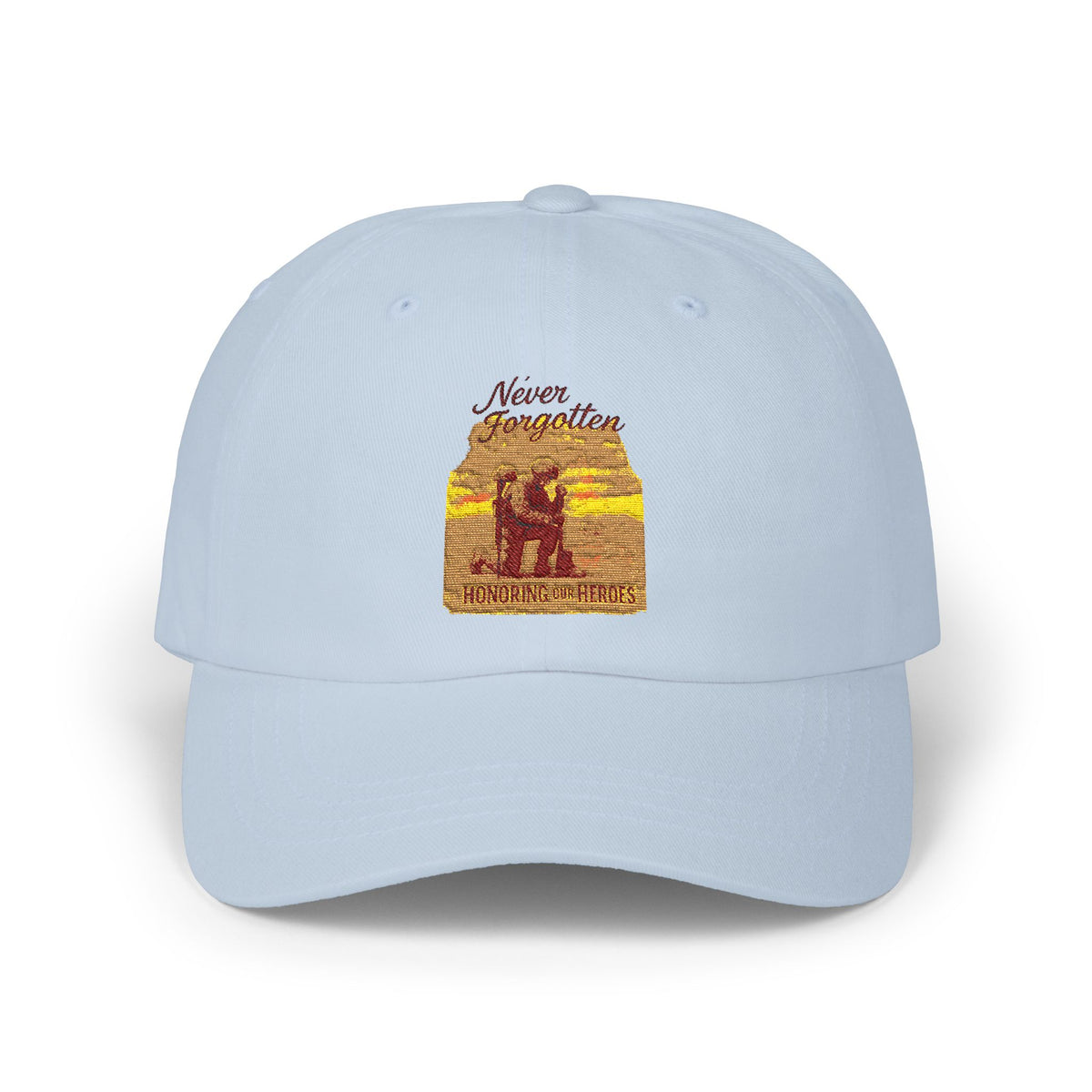 Classic Dad Cap honoring and remember veteran sacrifice