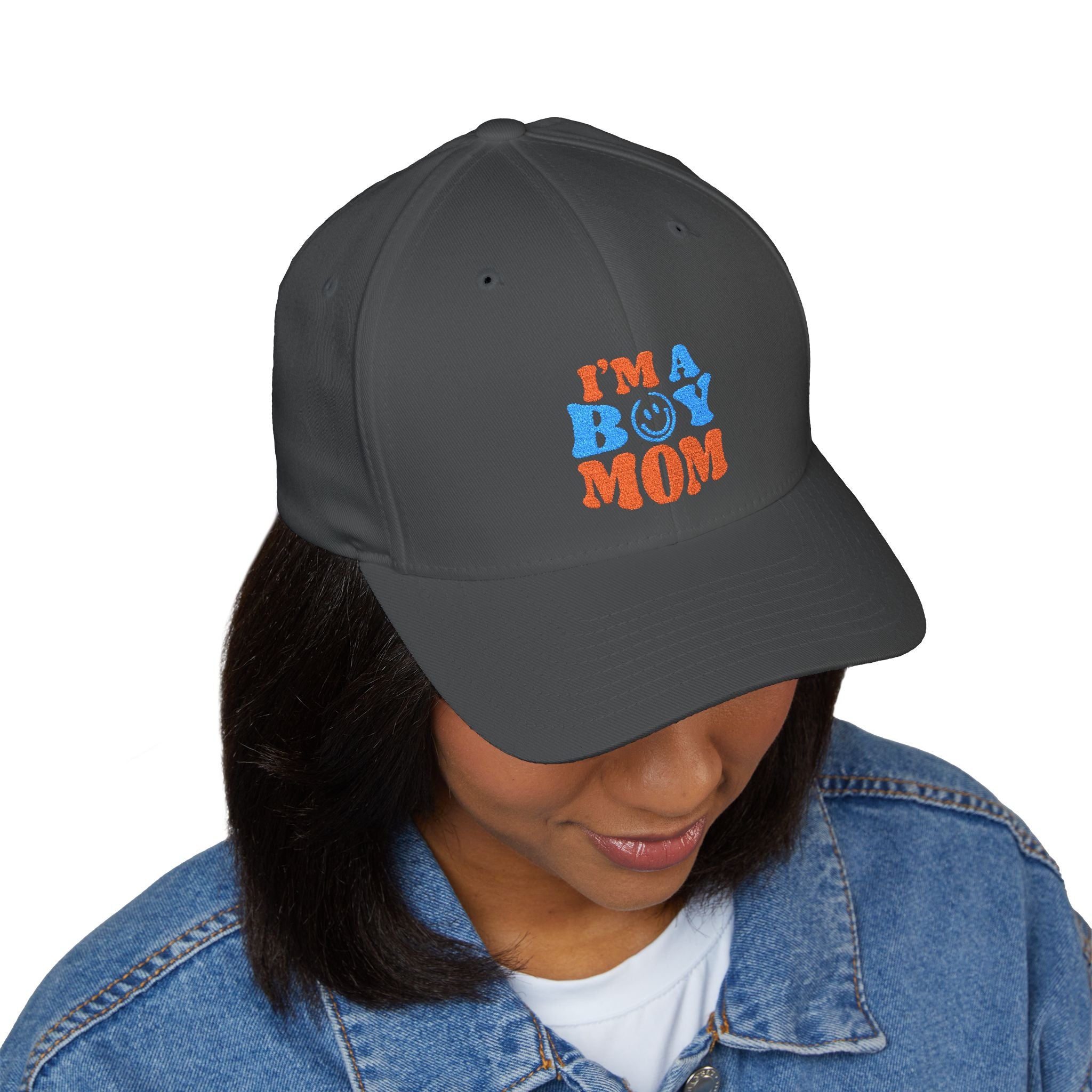 Hat - Boy Moms Are Brave and Dedicated Embroidered Cap