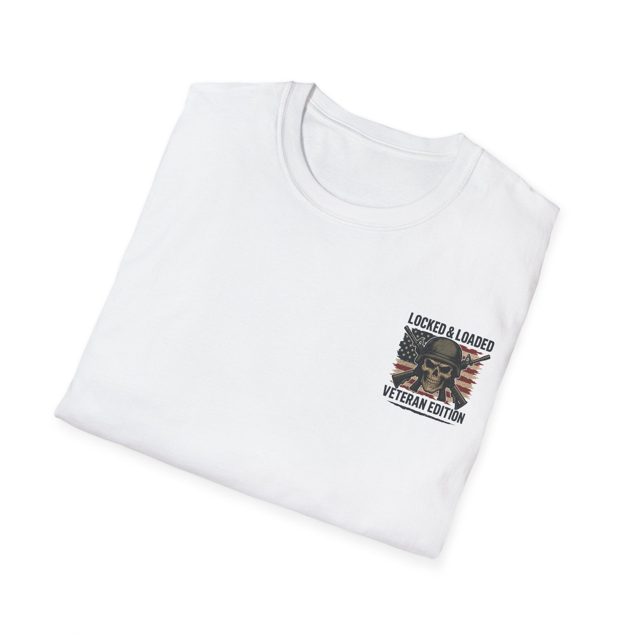 Patriotic Veteran T-Shirt - Locked & Loaded Design