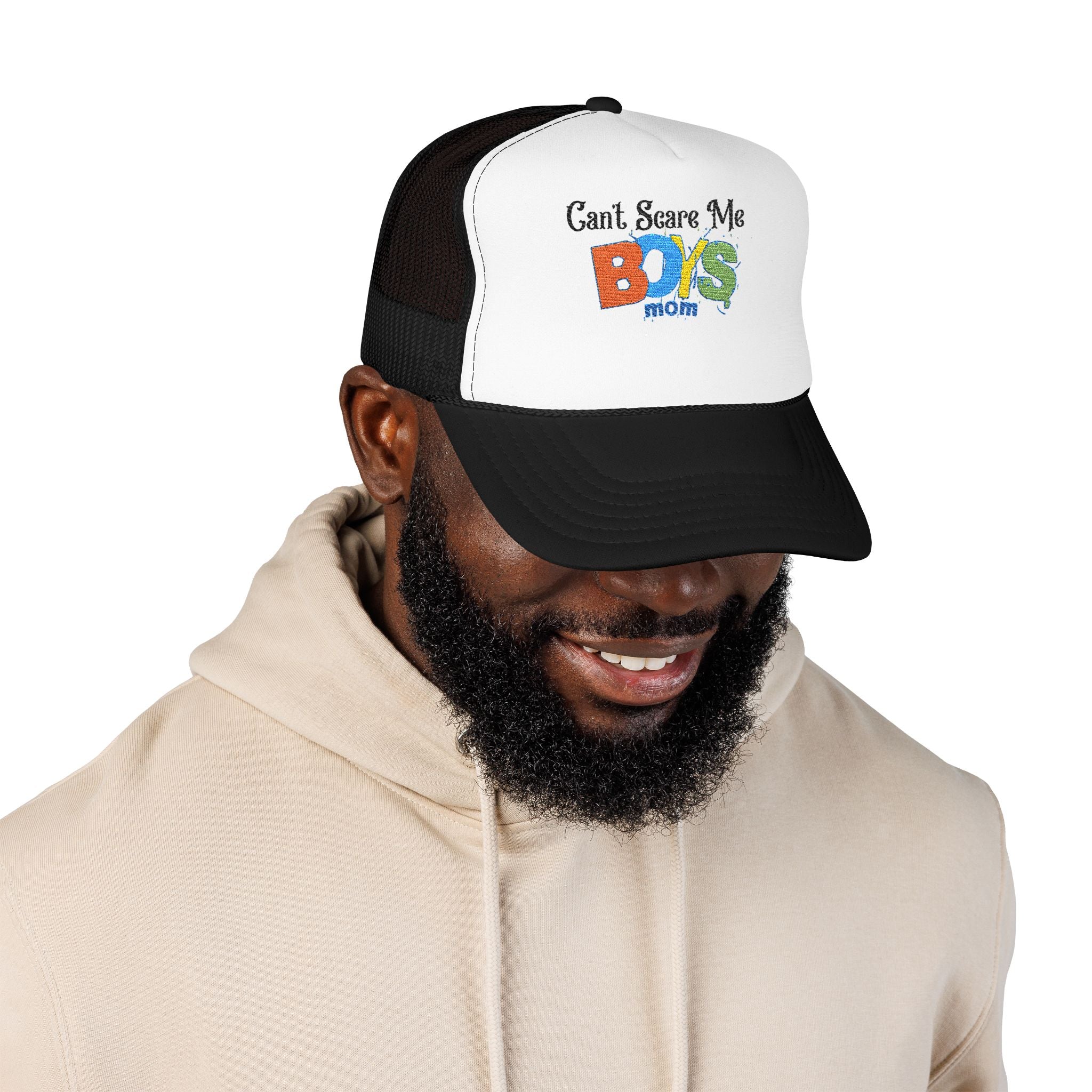 Trucker Hat - 'Don't Mess with Boy Moms' Embroidered Design