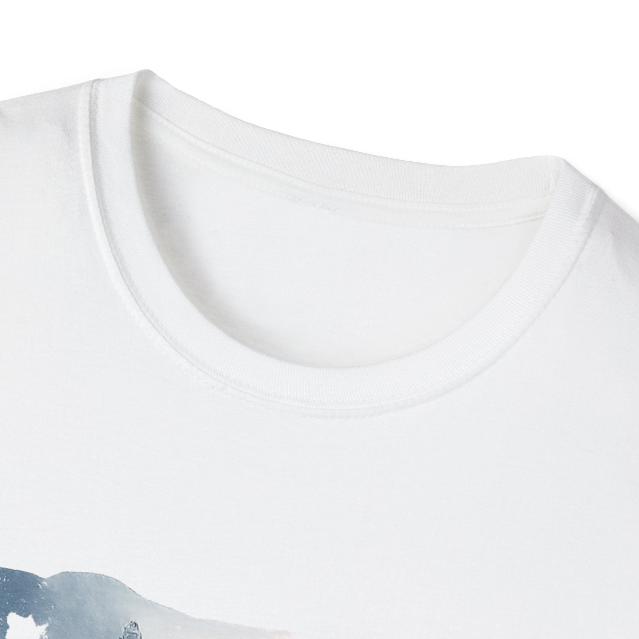 Patriotic Floral Dog Tag Unisex T-Shirt