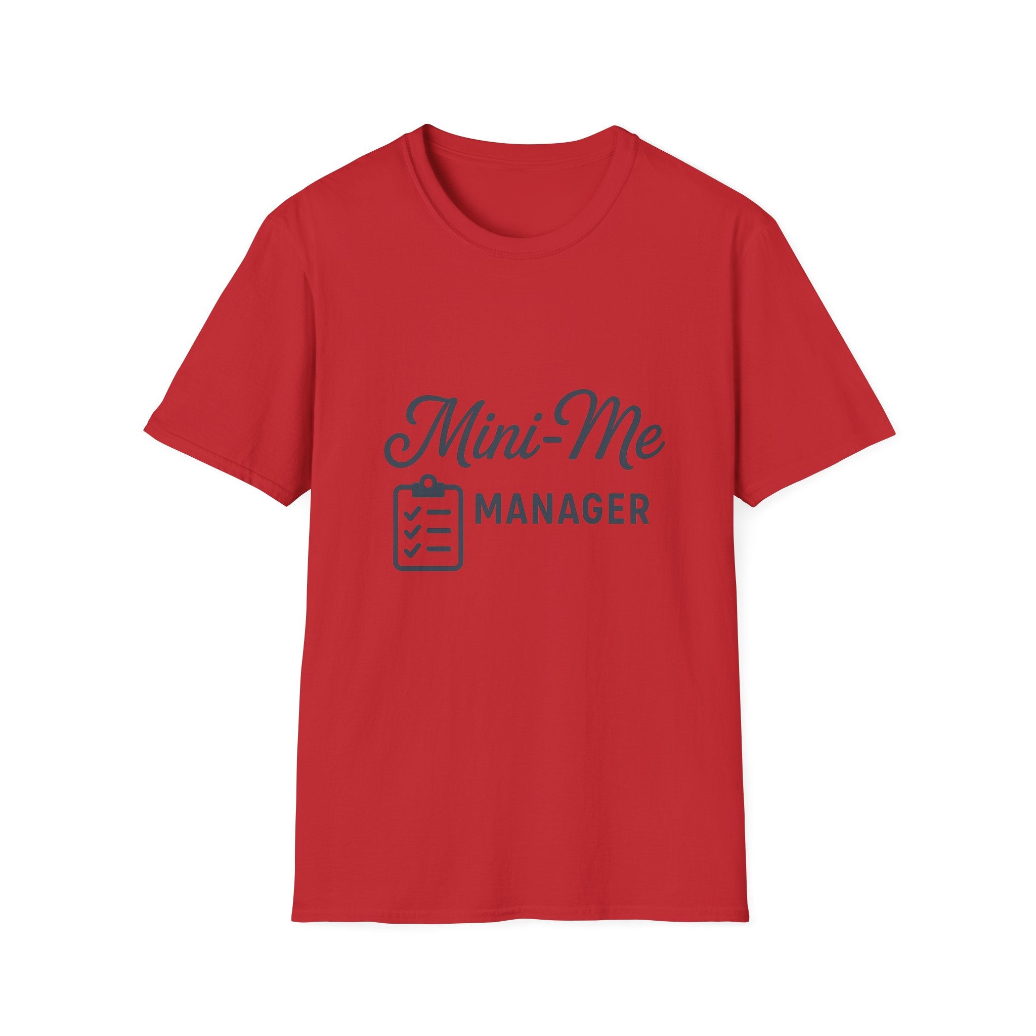 Mini-Me Manager T-Shirt, Cute Parent-Child Matching Shirt
