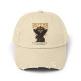 Distressed Cap - "Defend What's Sacred"