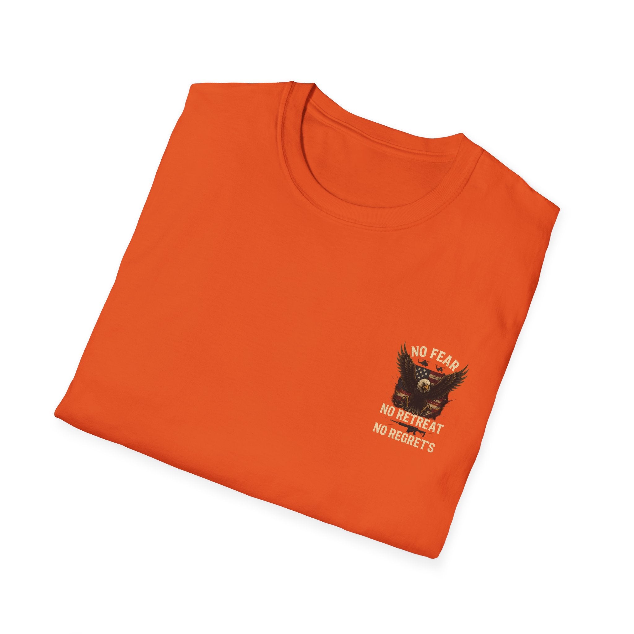 Unisex Graphic Tee | No Fear, No Retreat, No Regrets T-Shirt