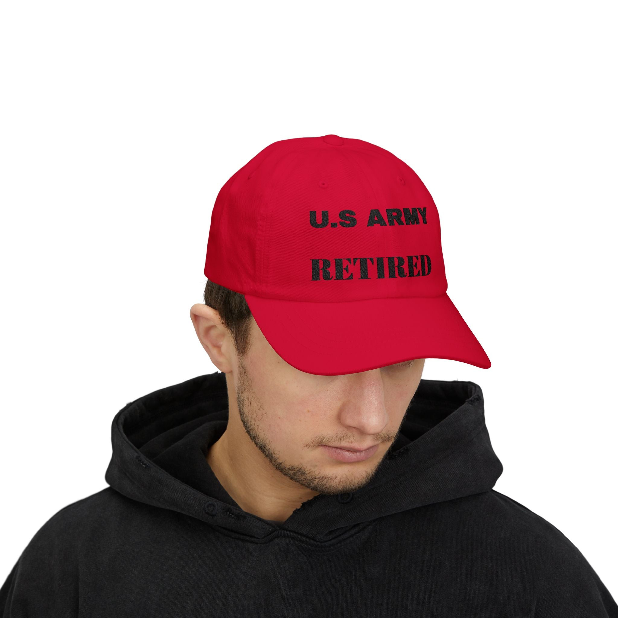 U.S. Army Retired Cap - Classic Dad Cap for Veterans, Military Gift, Casual Wear, Unisex Hat, Patriotic Accessory