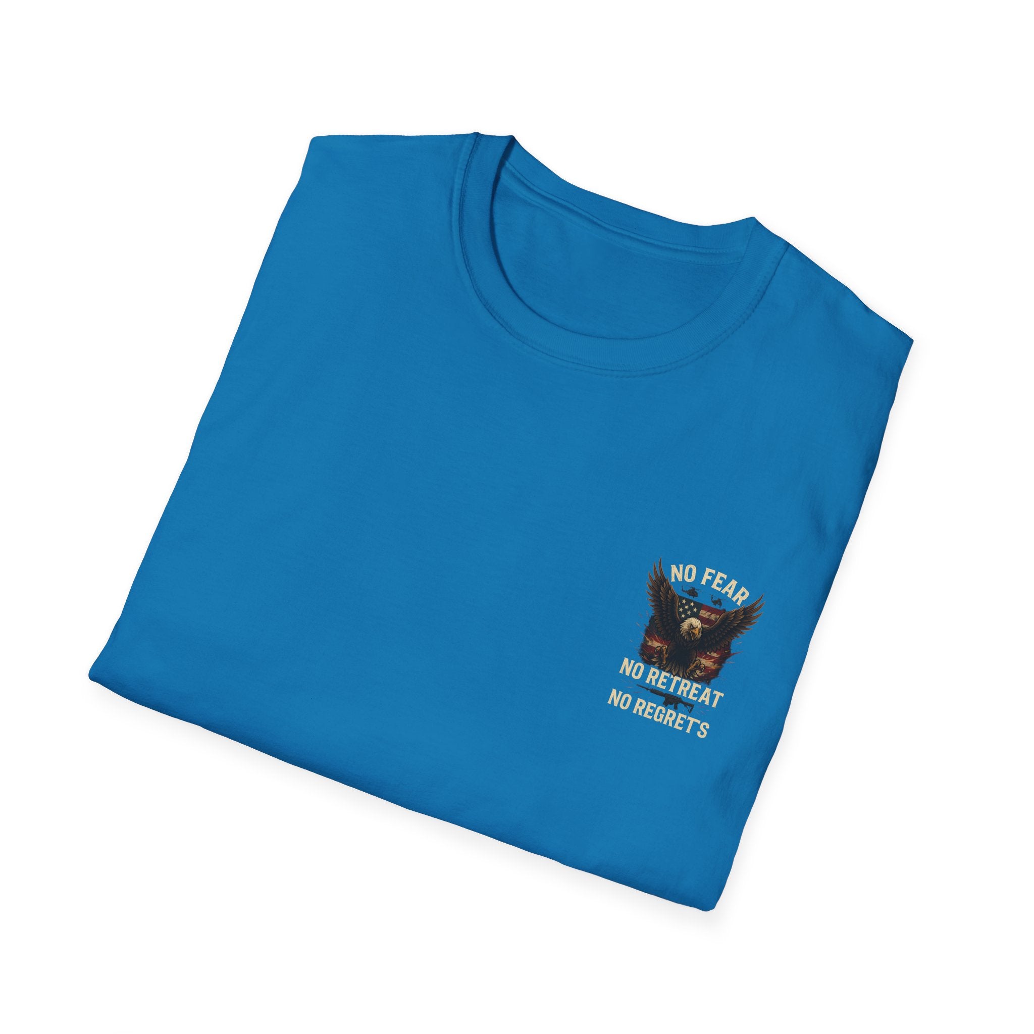 Unisex Graphic Tee | No Fear, No Retreat, No Regrets T-Shirt