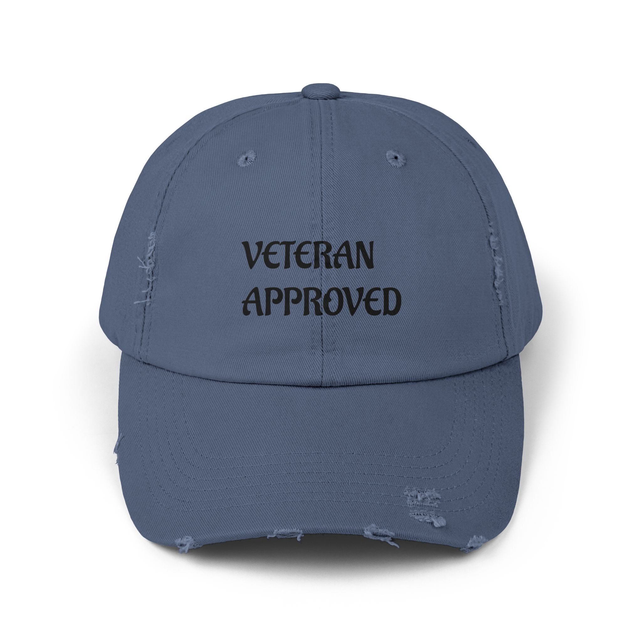 Veteran Approved Distressed Cap | Unisex Hat for Casual Style | Ideal for Veterans Day, Gift for Military Families, Everyday Wear, [...]
