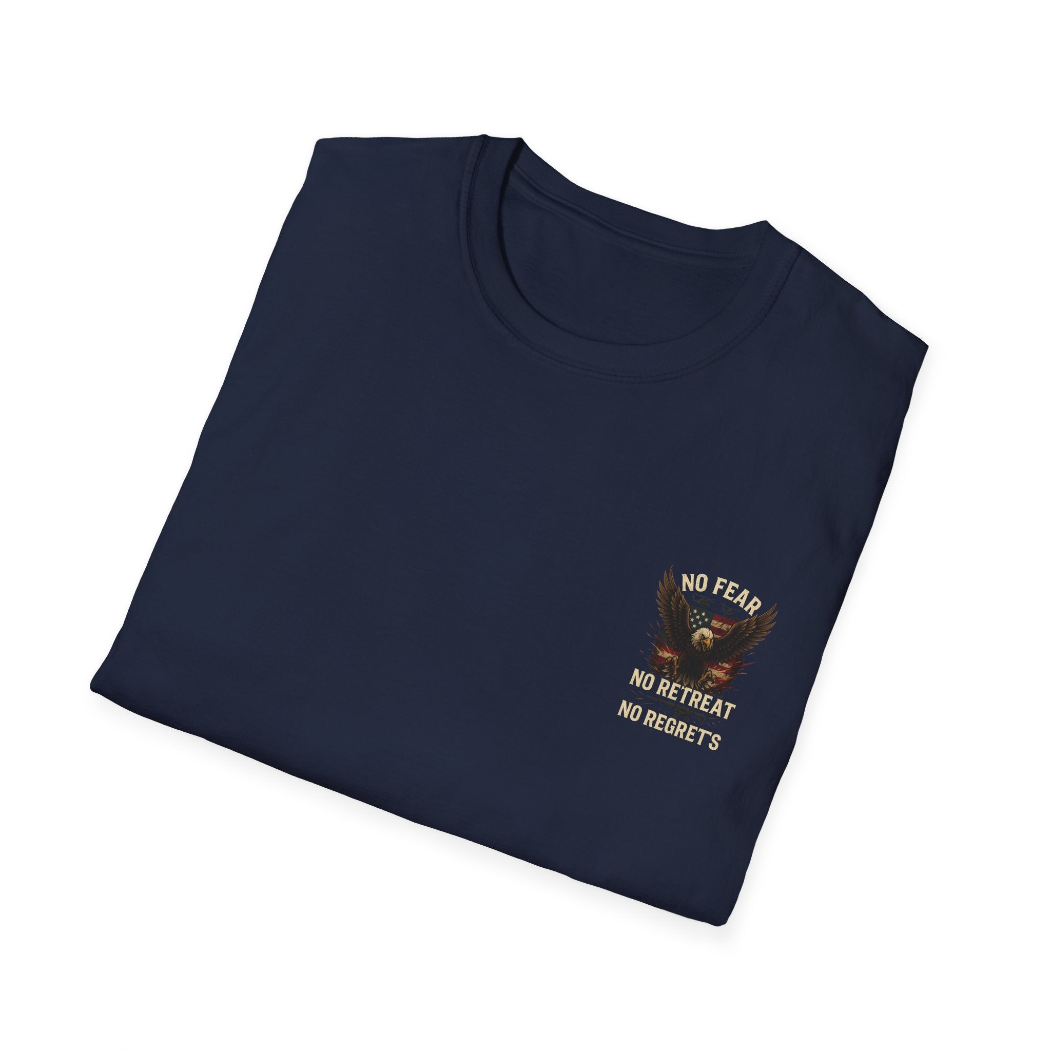 Unisex Graphic Tee | No Fear, No Retreat, No Regrets T-Shirt