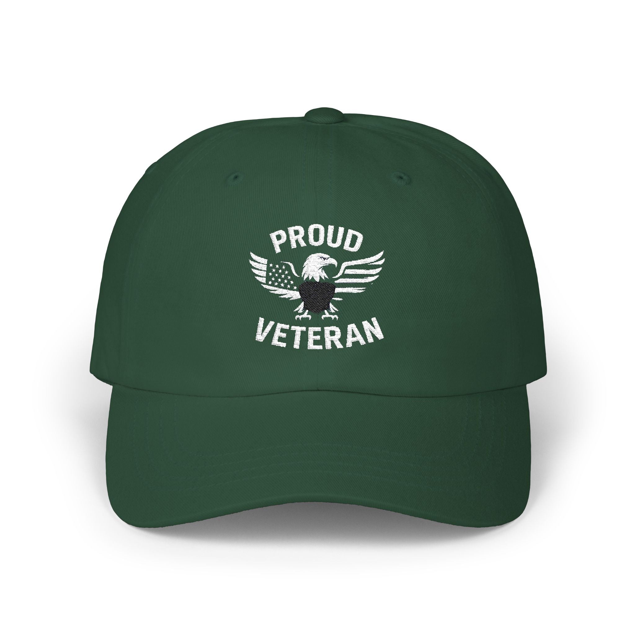 Proud Veteran Classic Dad Cap, Adjustable Cap for Dads, Gift for Veterans, Casual Headwear for Men, Military Appreciation Merch