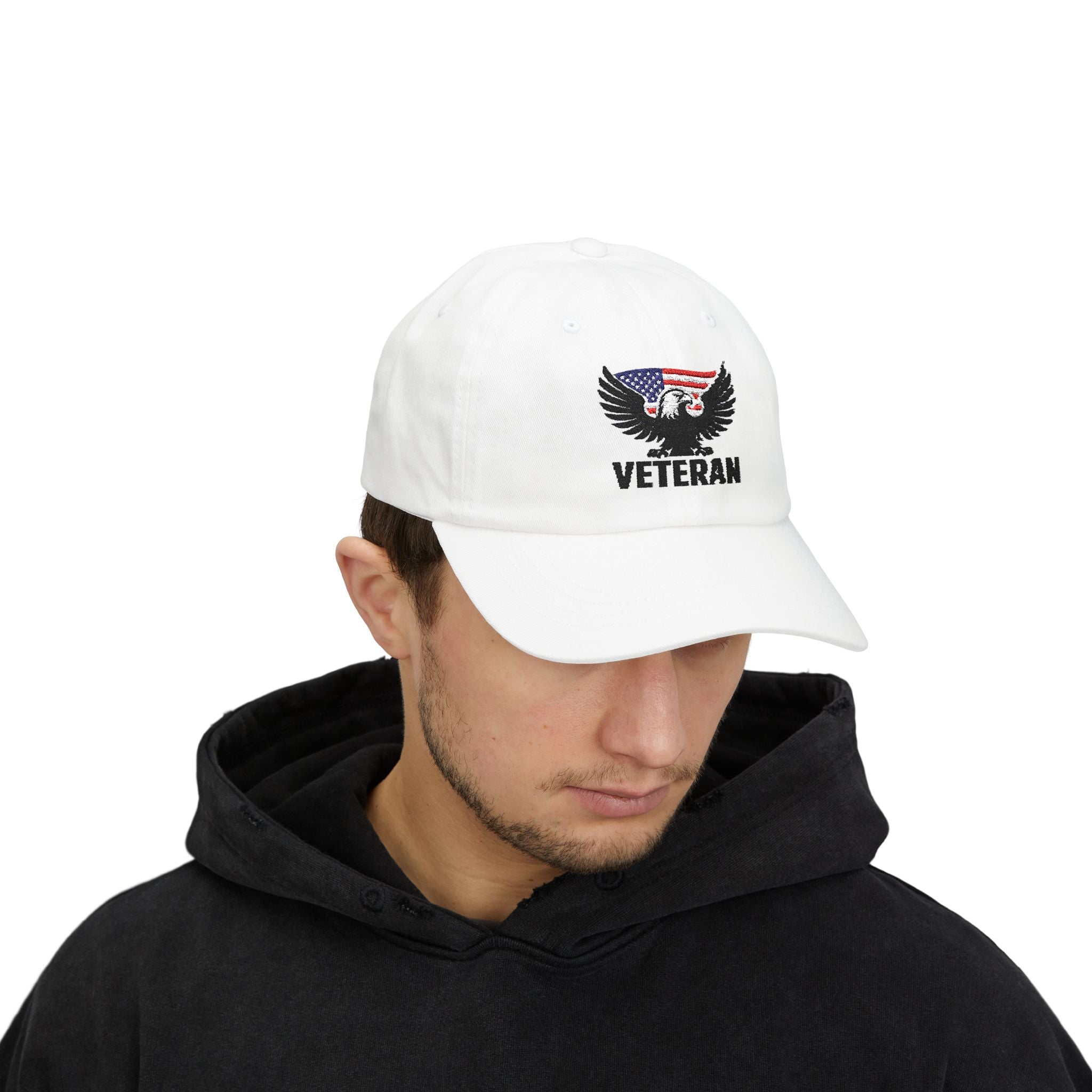 Patriotic Veteran Dad Cap | Adjustable Baseball Hat | Gift for Veterans | Casual Outdoor Wear | 4th of July