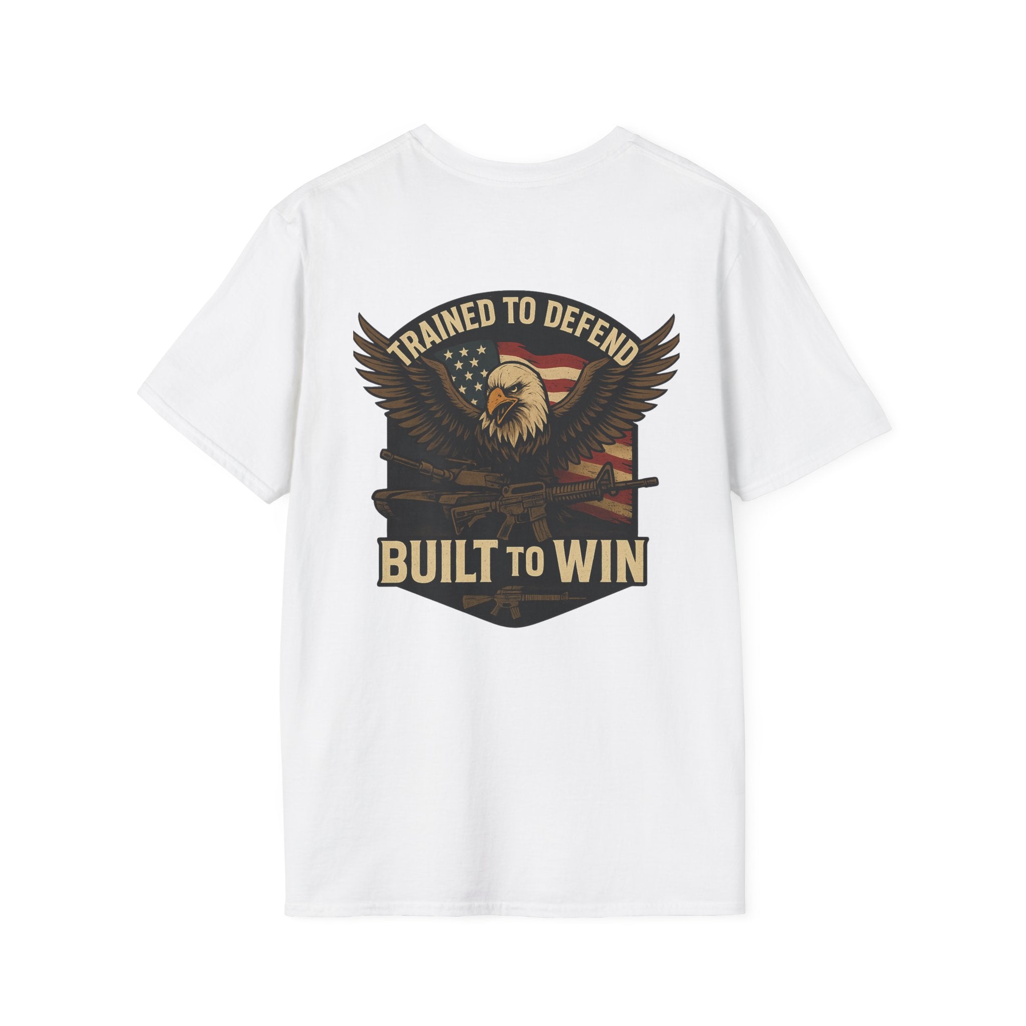 built to win, Patriotic Graphic Tee, Eagle Shirt, Veteran Apparel