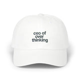 CEO of Overthinking Dad Cap