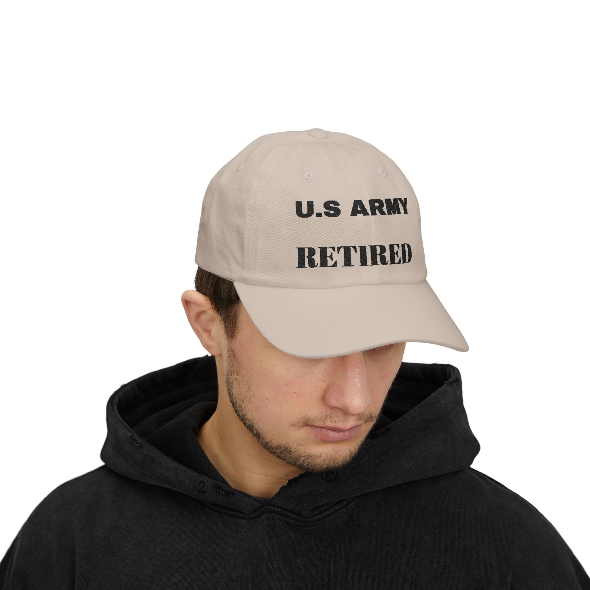 U.S. Army Retired Cap - Classic Dad Cap for Veterans, Military Gift, Casual Wear, Unisex Hat, Patriotic Accessory