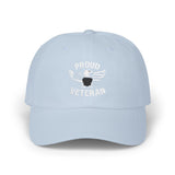 Proud Veteran Classic Dad Cap, Adjustable Cap for Dads, Gift for Veterans, Casual Headwear for Men, Military Appreciation Merch