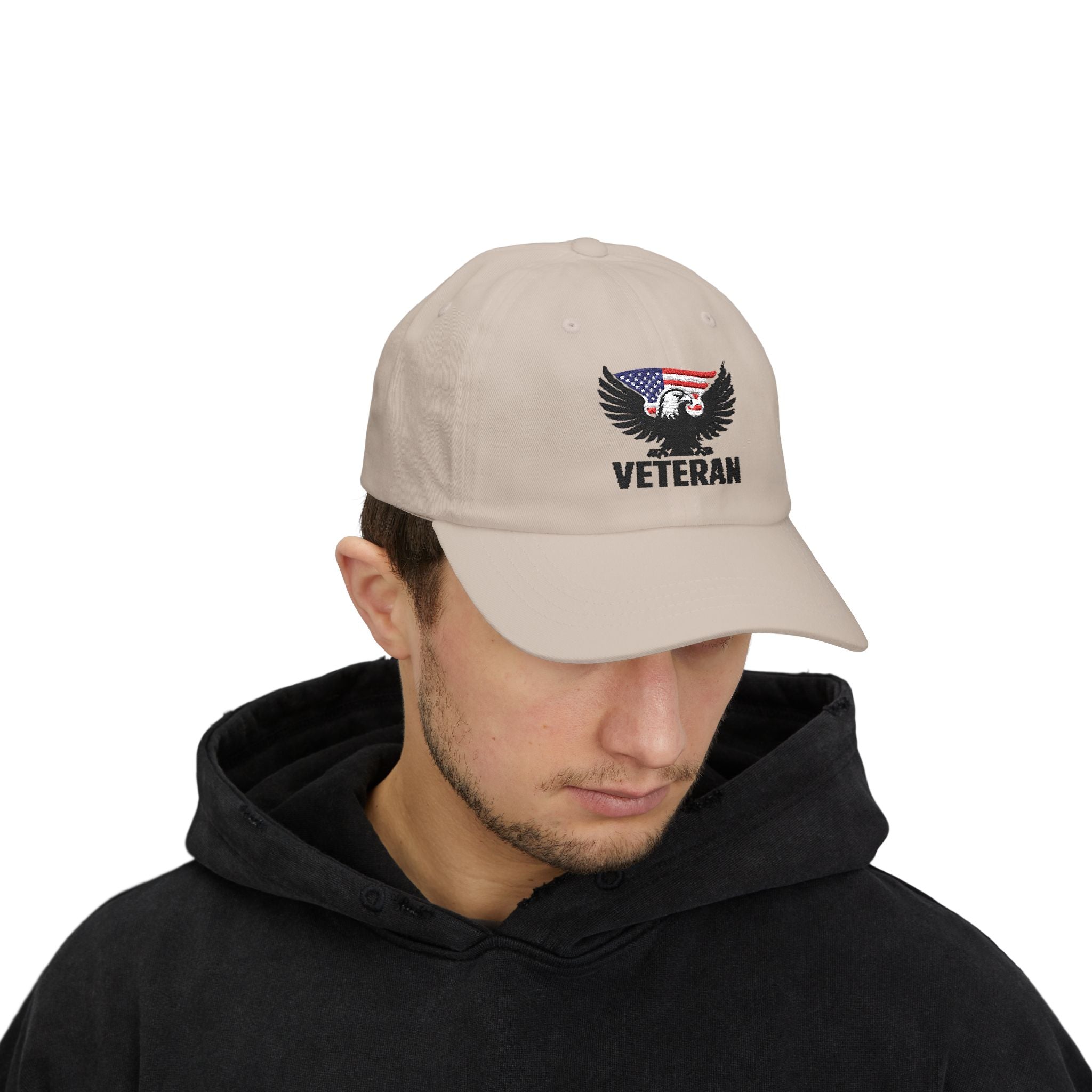 Patriotic Veteran Dad Cap | Adjustable Baseball Hat | Gift for Veterans | Casual Outdoor Wear | 4th of July